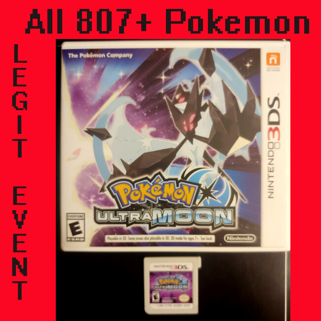 Pokemon Ultra Moon Loaded with all 807 Pokemon and 150+ Legit Event Unlocked