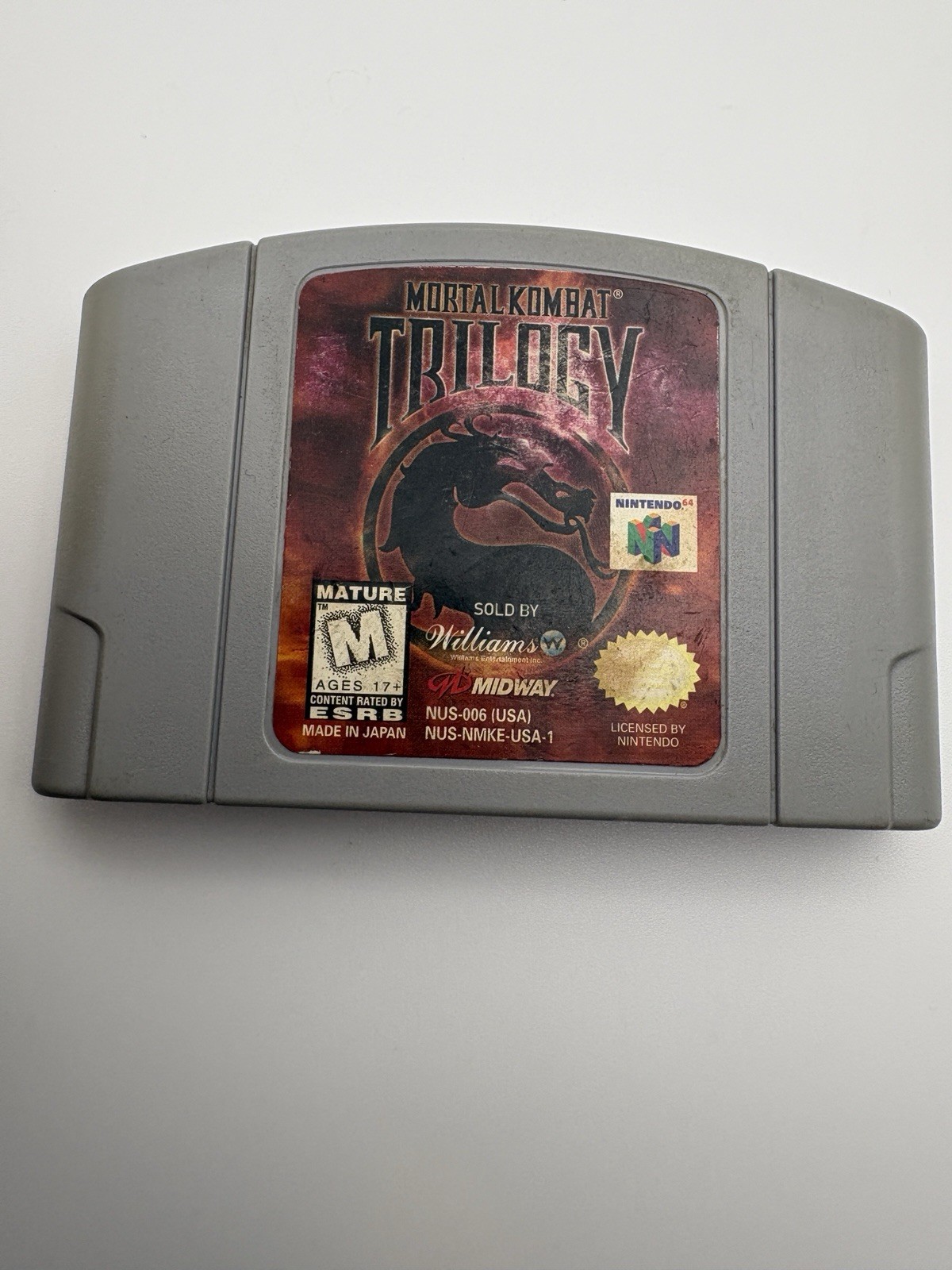 Mortal Kombat Trilogy Nintendo 64 N64 Not Working :/ Won’t Boot For Repair