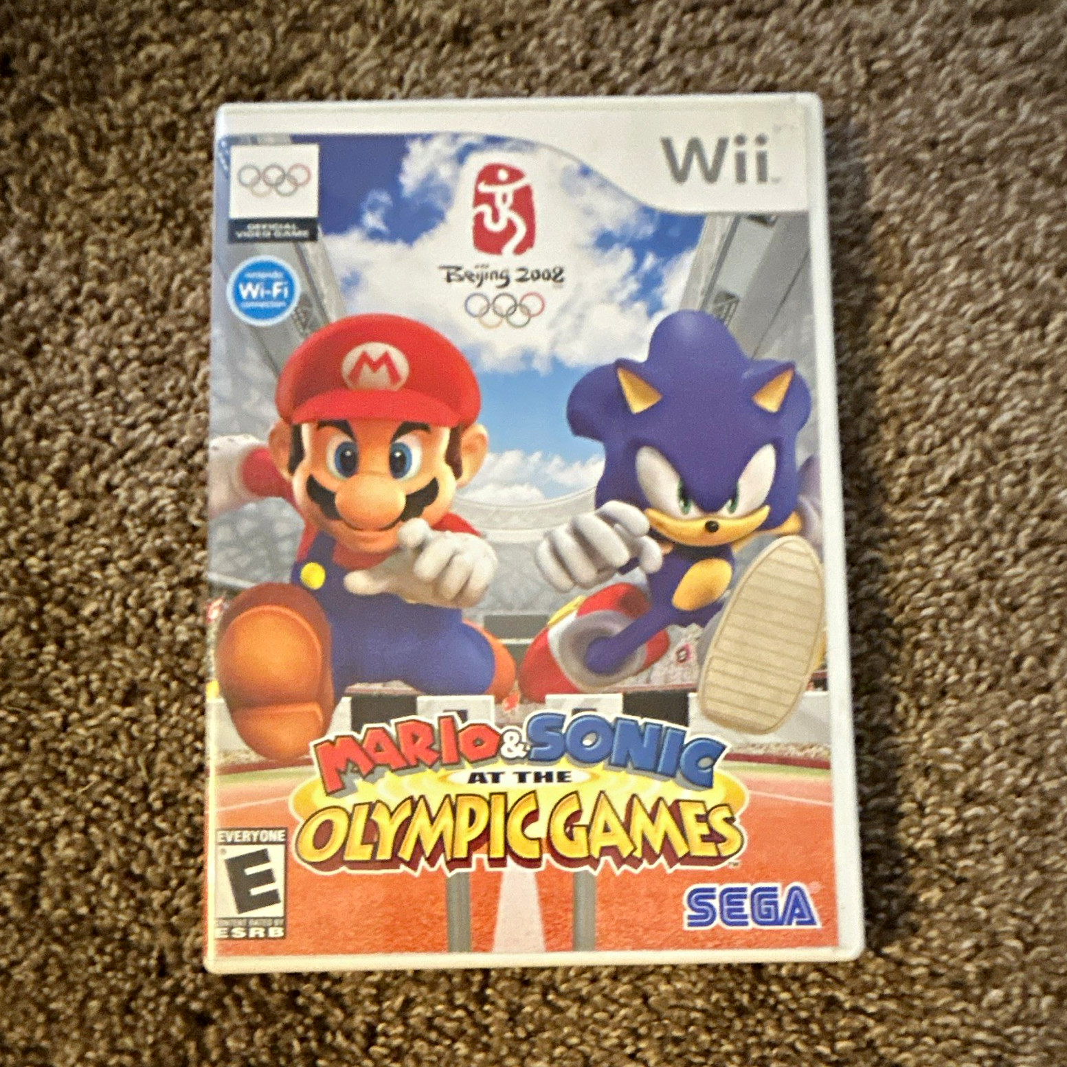 SEGA Mario & Sonic Olympic Games Wii Manual Included Multiplayer E NTSC-U/C 2007
