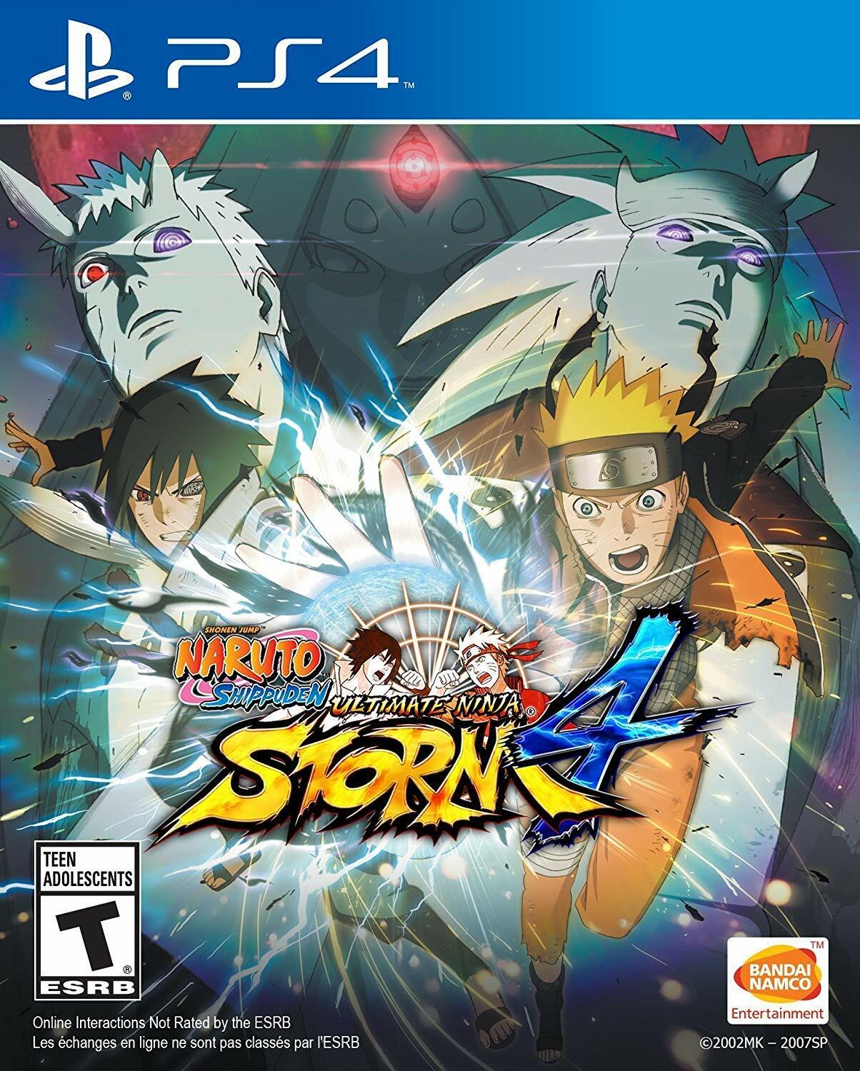 Naruto Shippuden Ultimate Ninja Storm 4 PS4 Brand New Factory Sealed