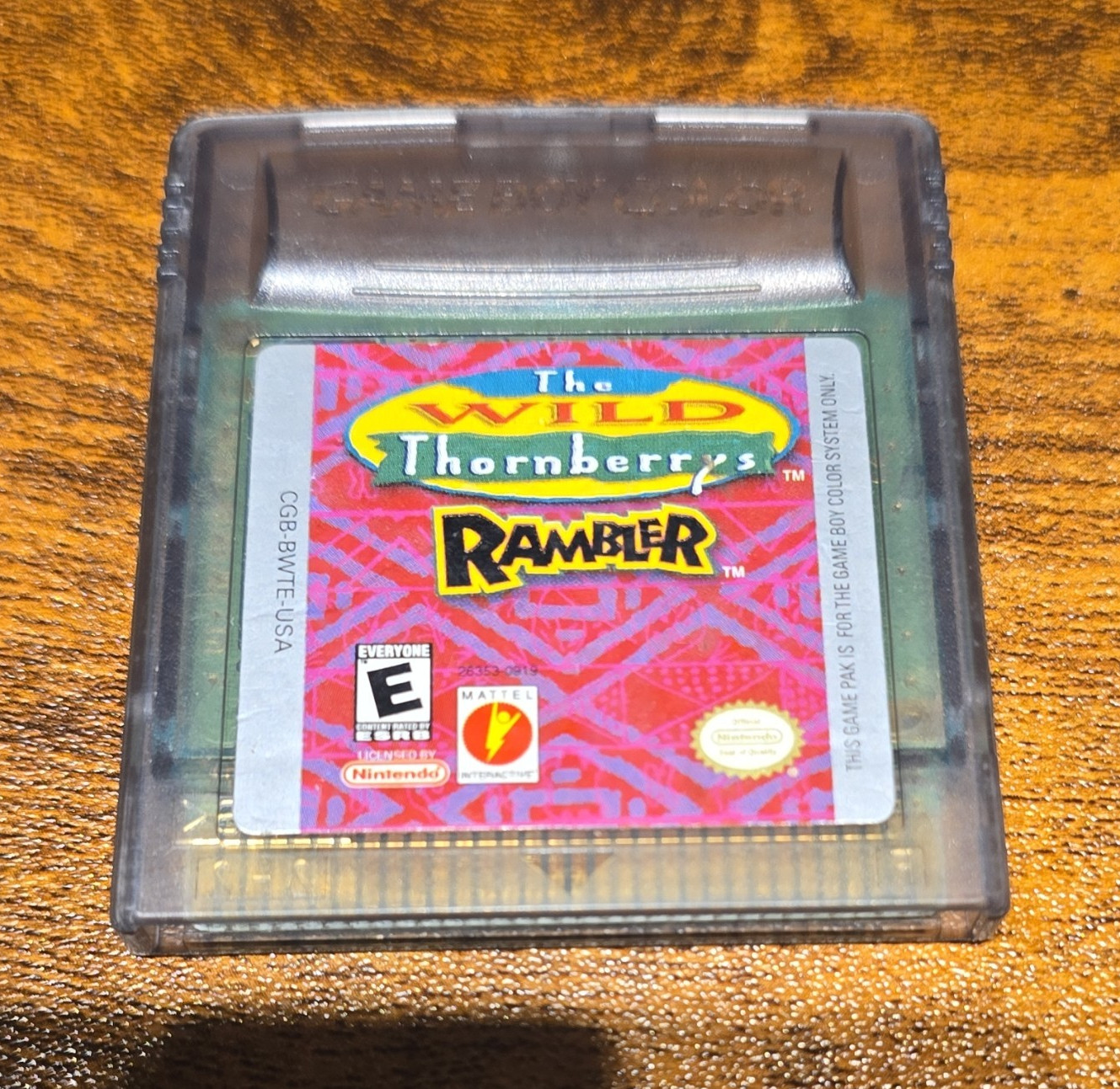 Mattel Interactive The Wild Thornberrys Rambler GBC E