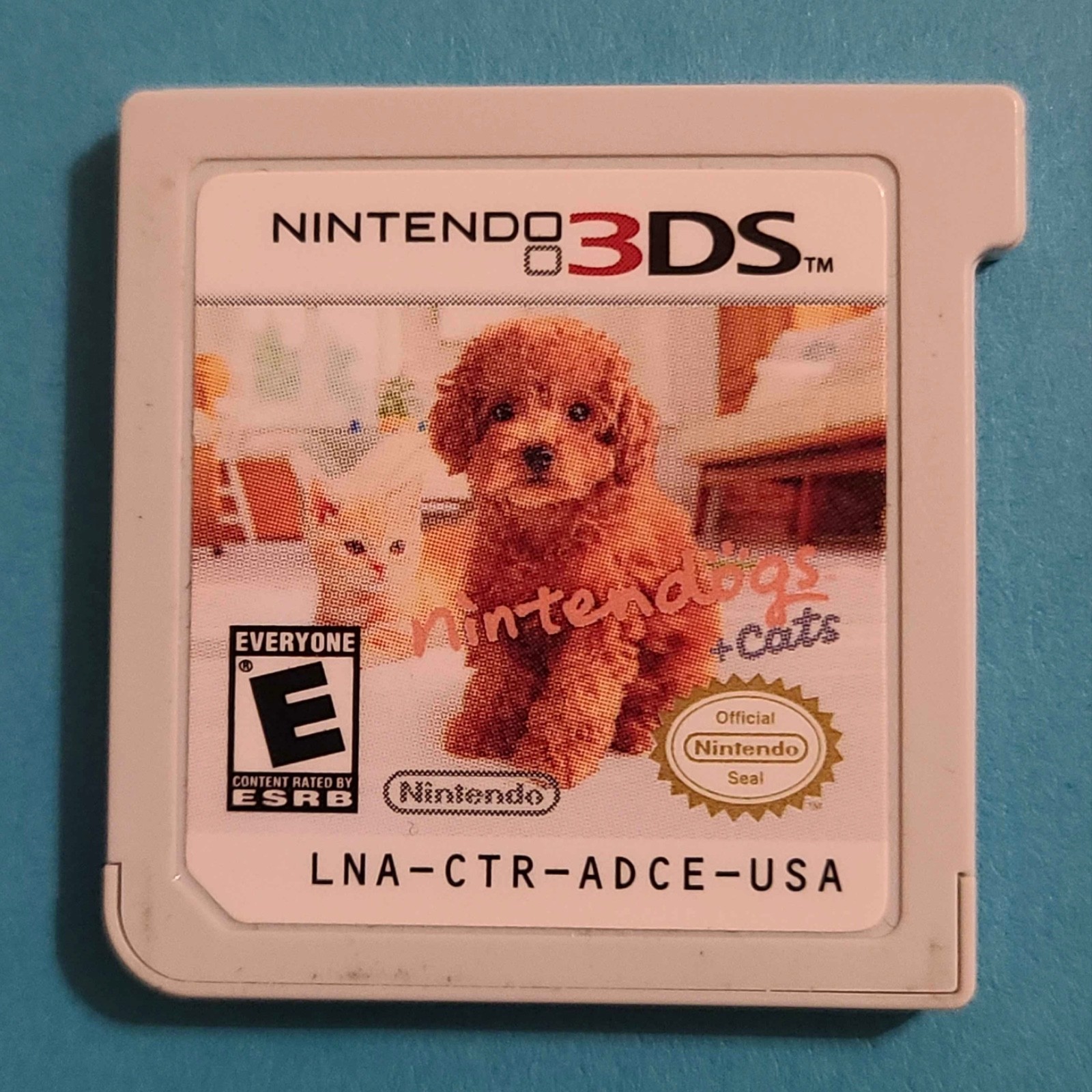 Nintendogs + Cats Toy Poodle & New Friends (2011 US) Game Cartridge Only Working