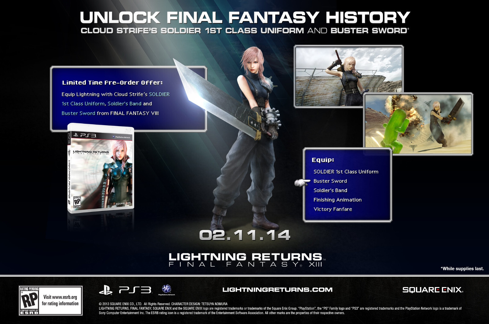 [ FF13 ] Lightning Returns Final Fantasy XIII *LAUNCH PRE-ORDER EDITION* (PS3)