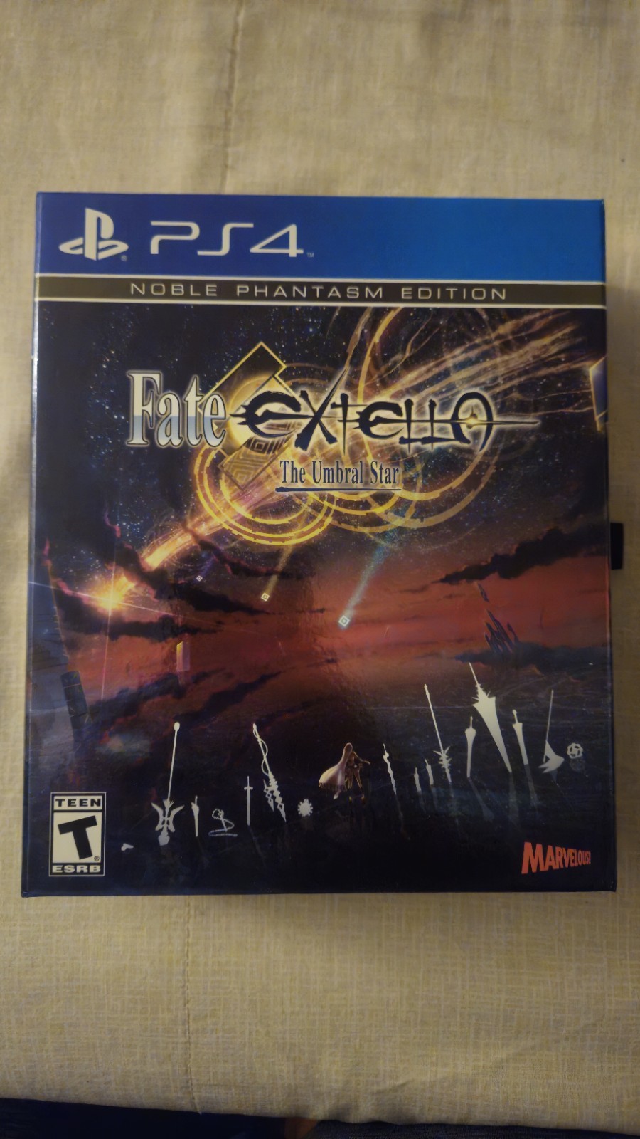 Fate Extella The Umbral Star Noble Phantasm Edition Box Set OPENED. NO GAME
