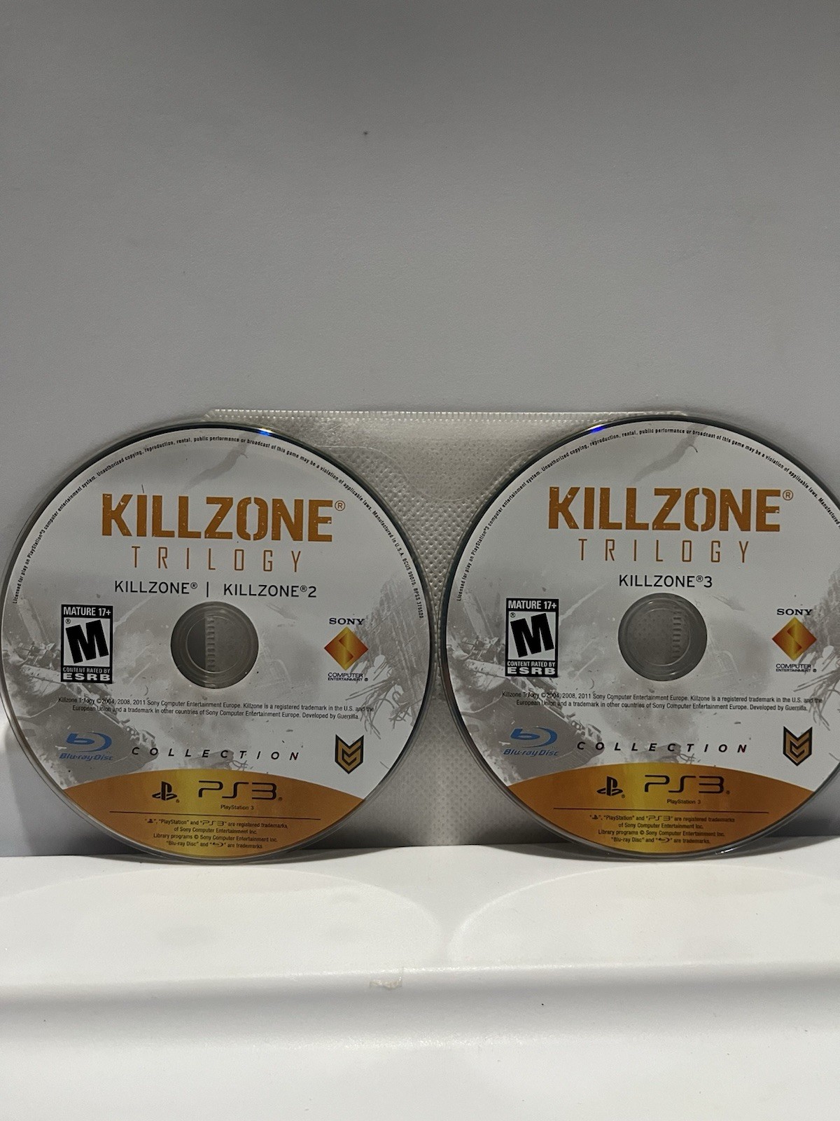 Killzone Trilogy for PS3 (Sony PlayStation 3, 2012) – Discs Only TESTED
