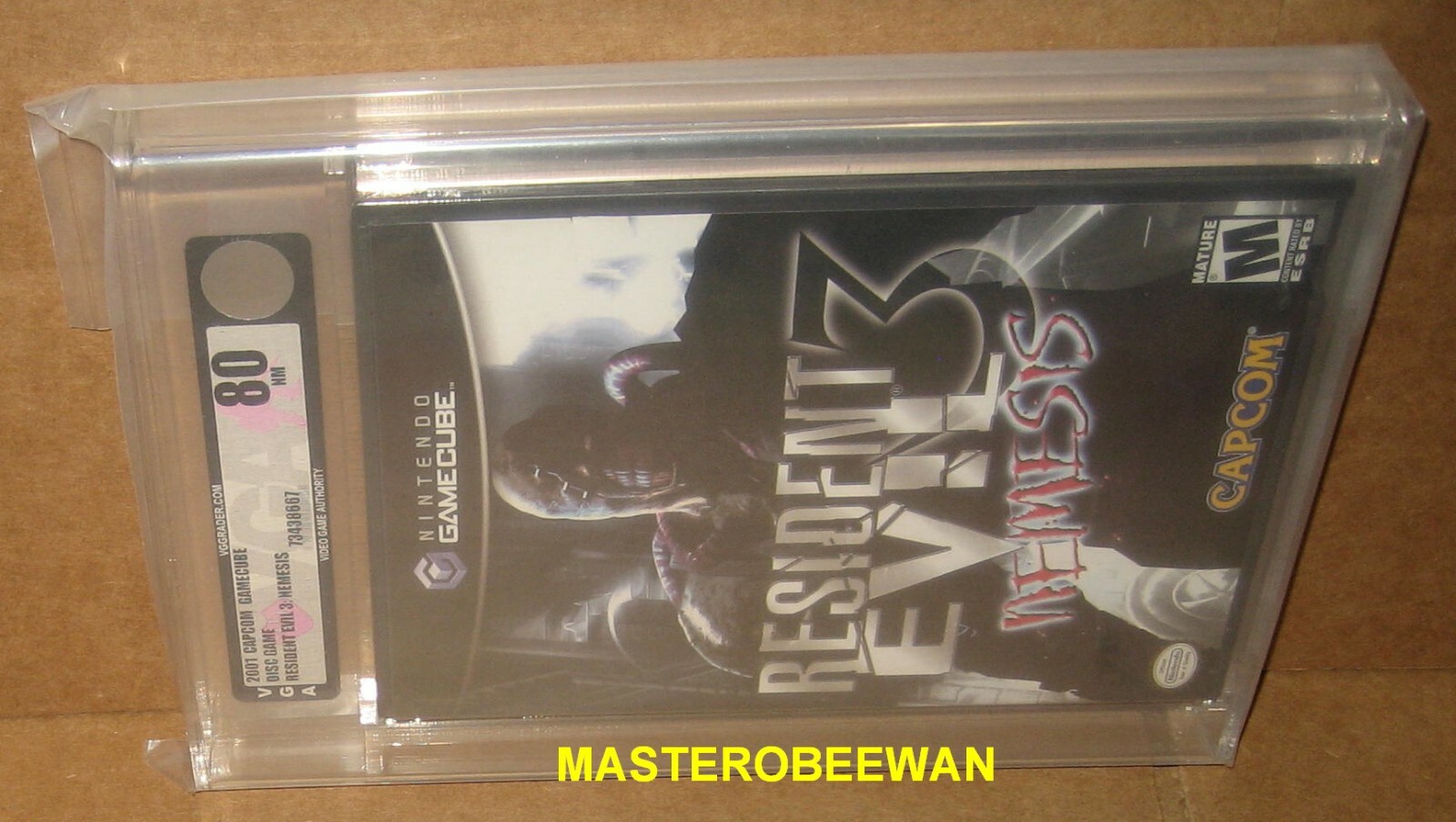 Resident Evil 3 Nemesis VGA 80 NM Black Label (Gamecube, 2004) GC Wii New Sealed