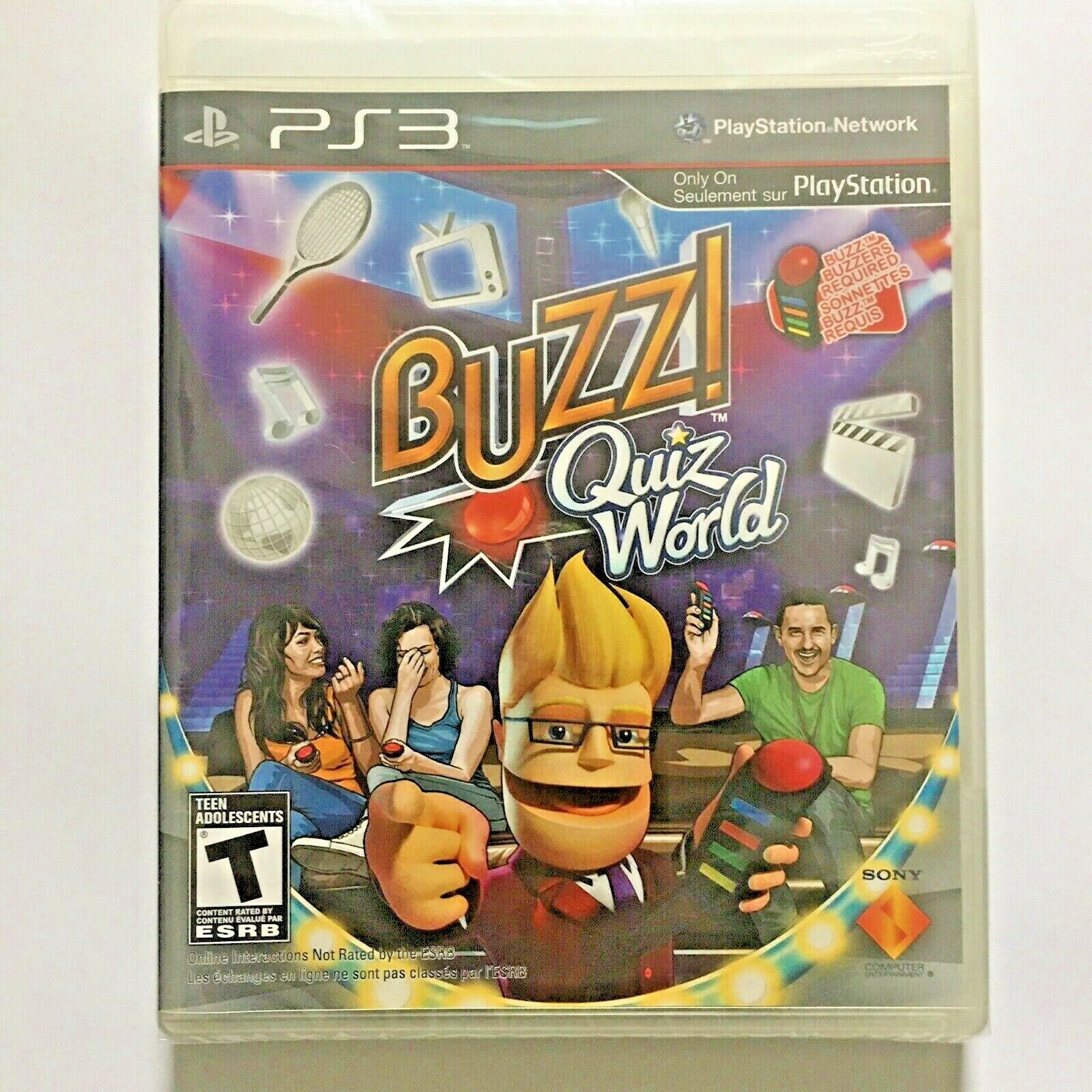 Buzz ! Quiz World PS3 New Playstation 3 GAME ONLY – BRAND NEW.