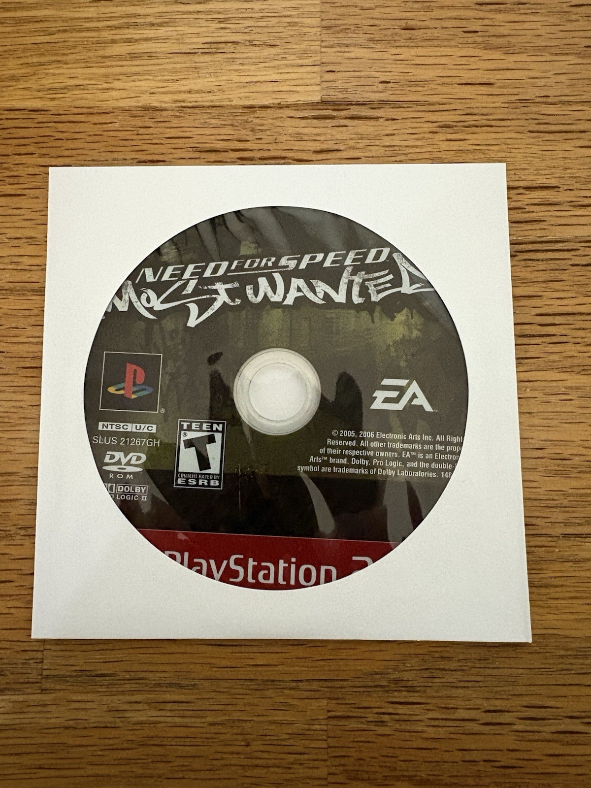Need for Speed: Most Wanted (PlayStation 2, 2005)