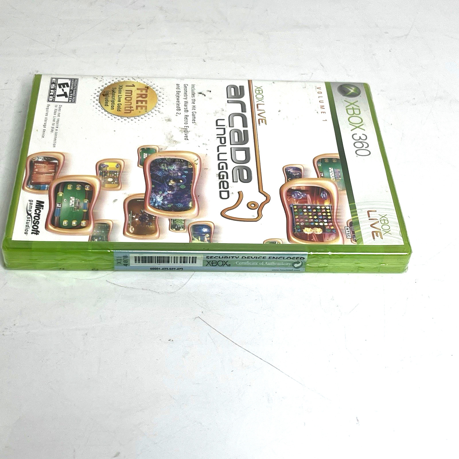Xbox Live Arcade Unplugged Vol. 1 (Microsoft Xbox 360, 2006) Sealed New.