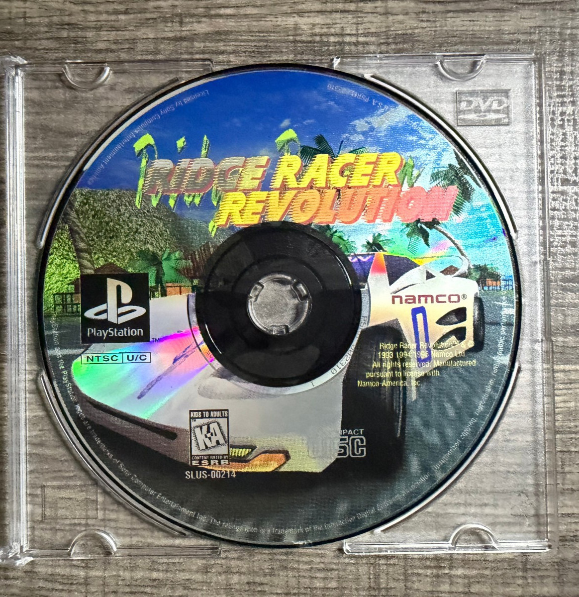 Ridge Racer Revolution (DISC ONLY) – Sony PS1 – Namco – Acceptable Condition