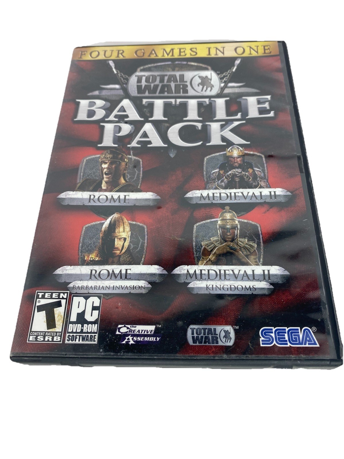 Total War Battle Pack PC Game 2010 SEGA Rome Medieval II Kingdoms
