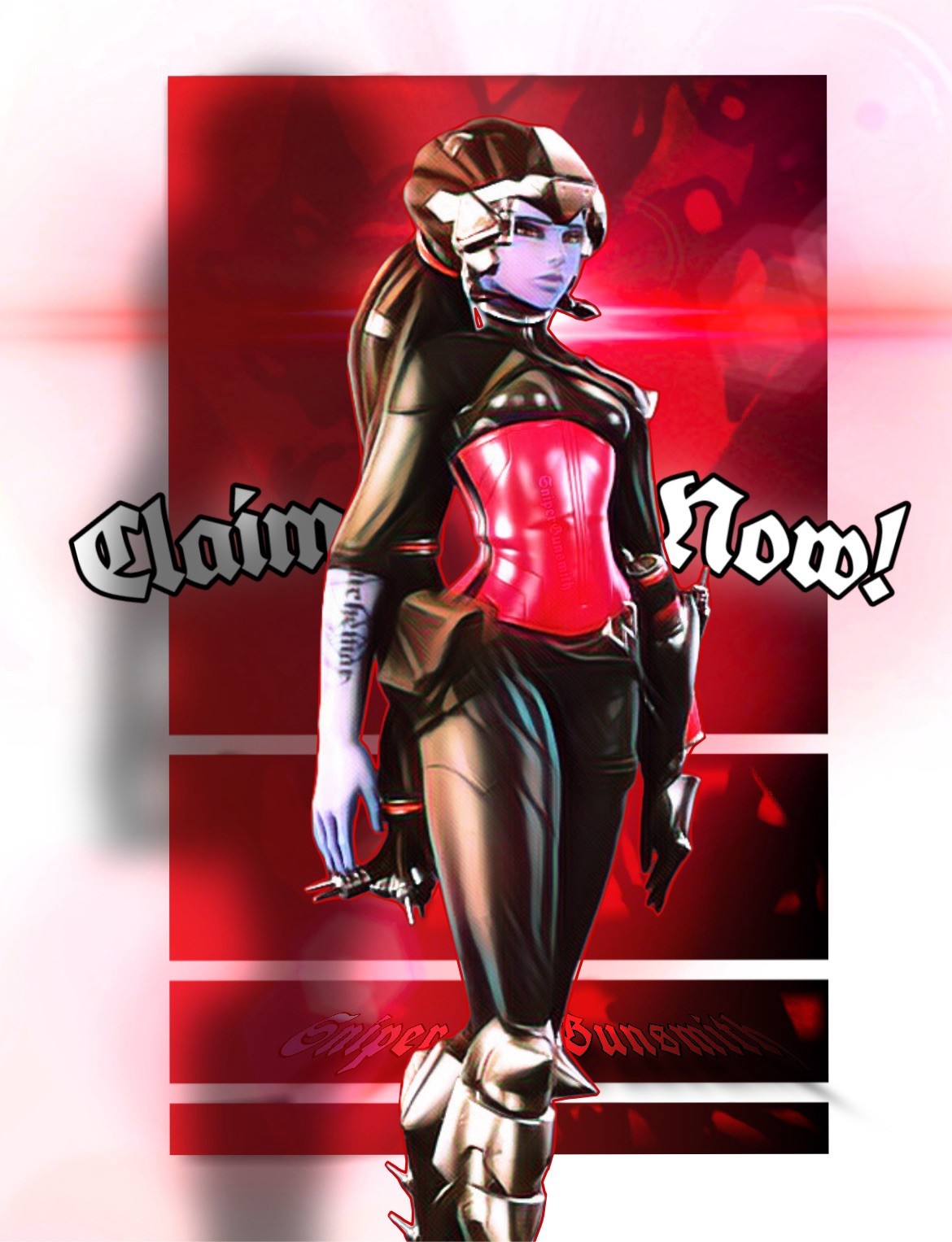 Noire Widowmaker Skin Service for Overwatch (Xbox/Pc/PS4/PS5/switch)(All Region)