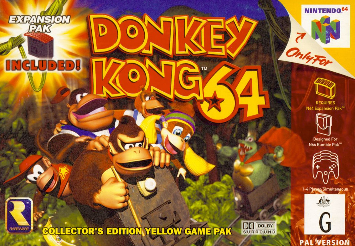 Donkey Kong 64 Nintendo 64 Authentic Cartridge