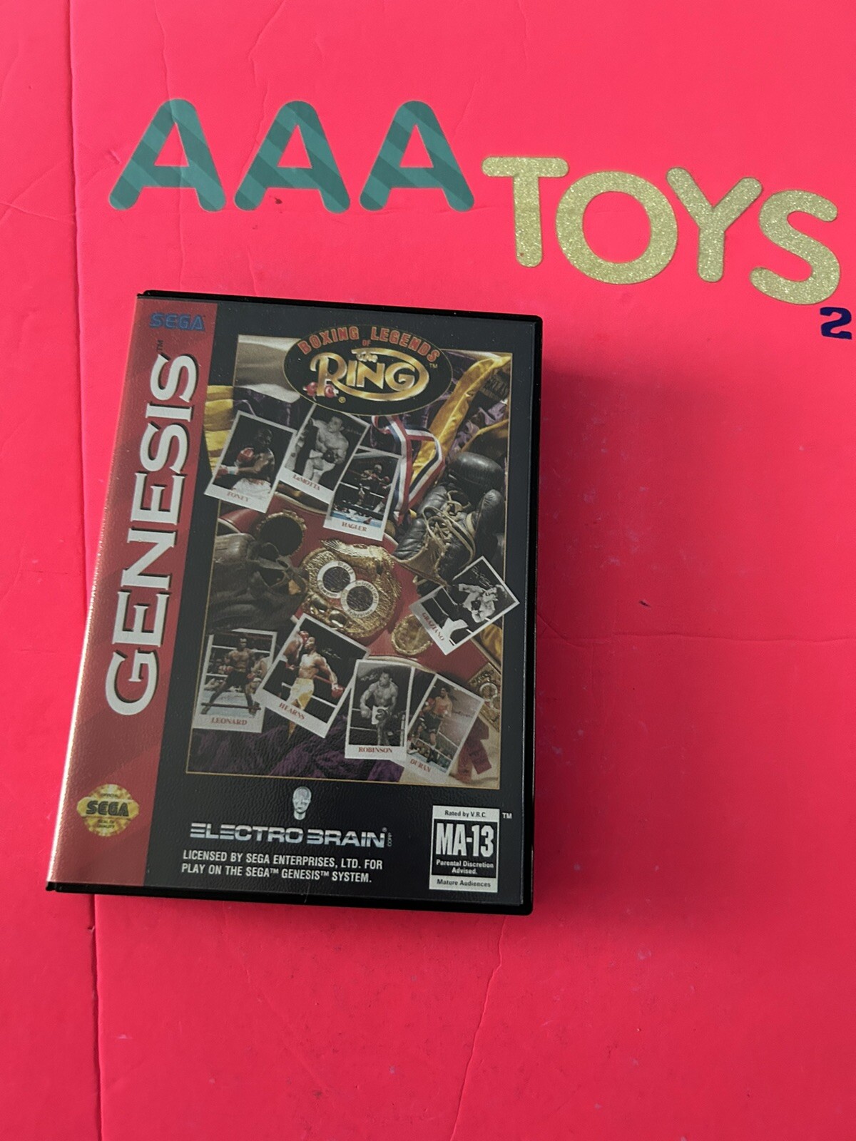 SEGA Genesis BOXING LEGENDS OF THE RING Complete