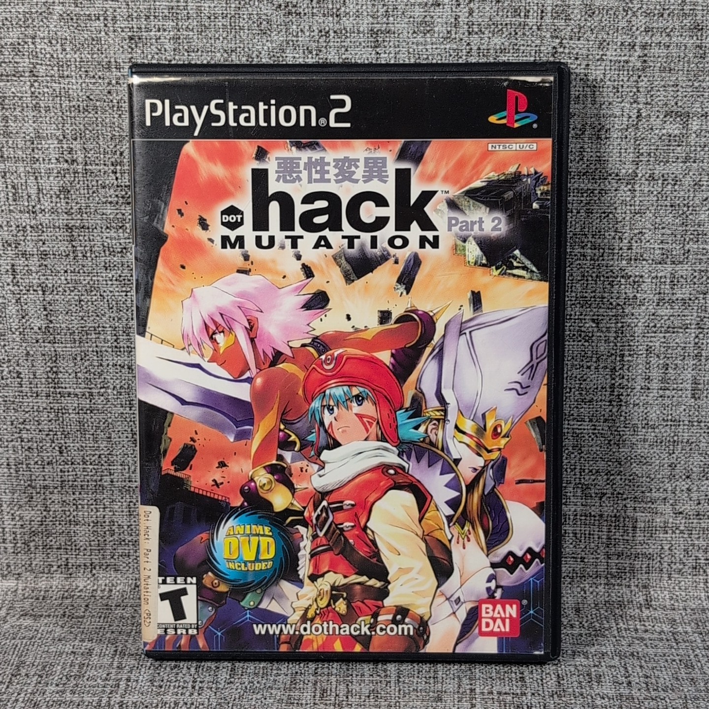 .hack Mutation (Sony PlayStation 2, 2003) No DVD Or Manual Tested Working