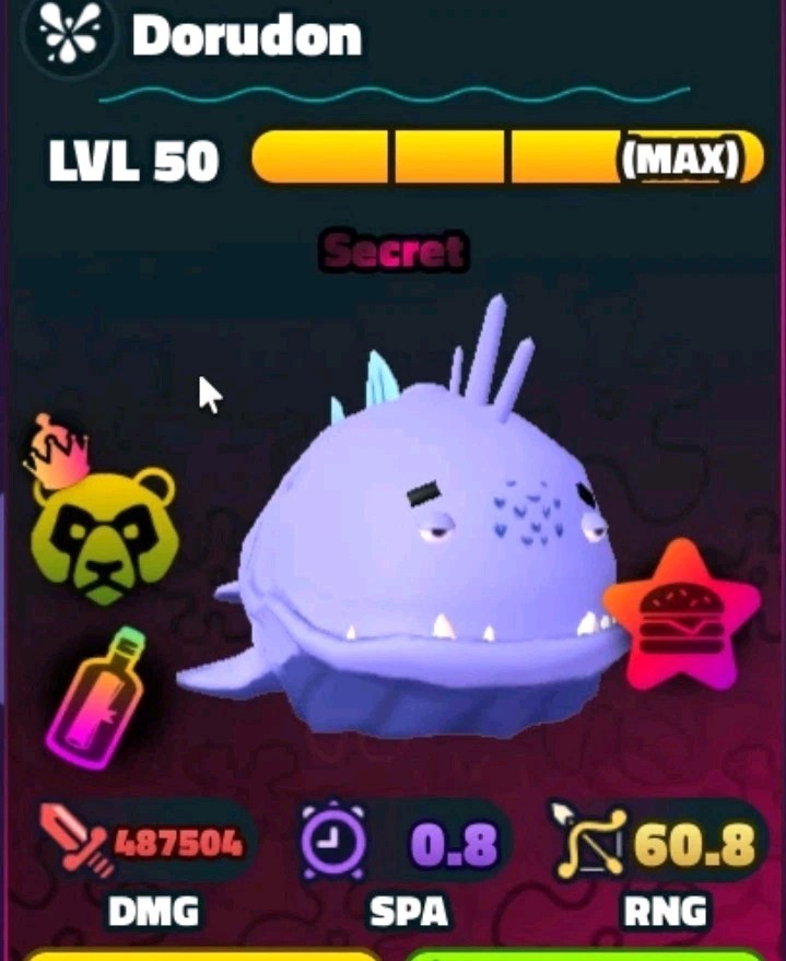 DORUDON SECRET NC PP – SpongeBob Tower Defense SBTD Roblox