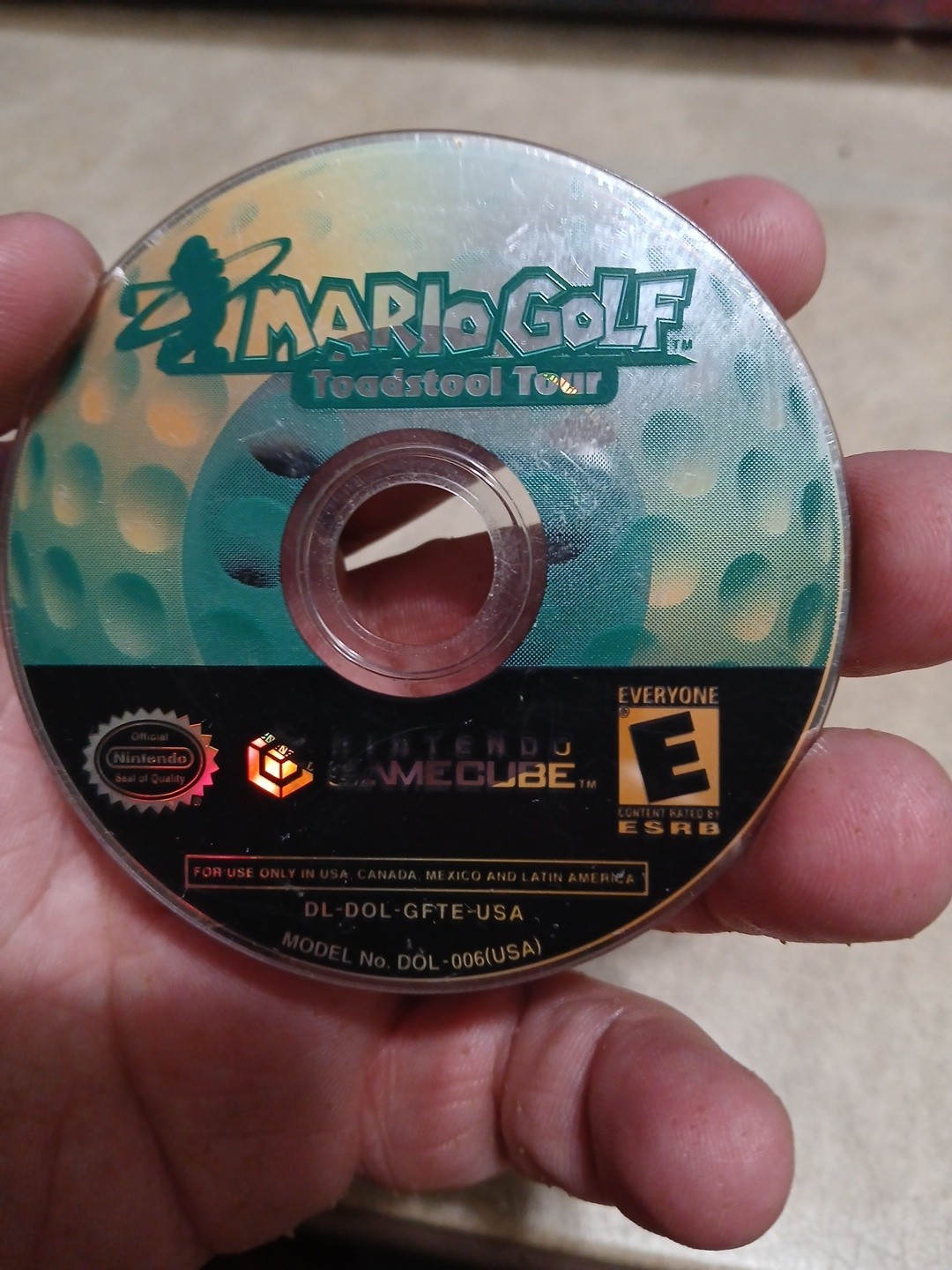 Mario Golf: Toadstool Tour (GameCube, 2003) Loose Disc ONLY TESTED + Working !