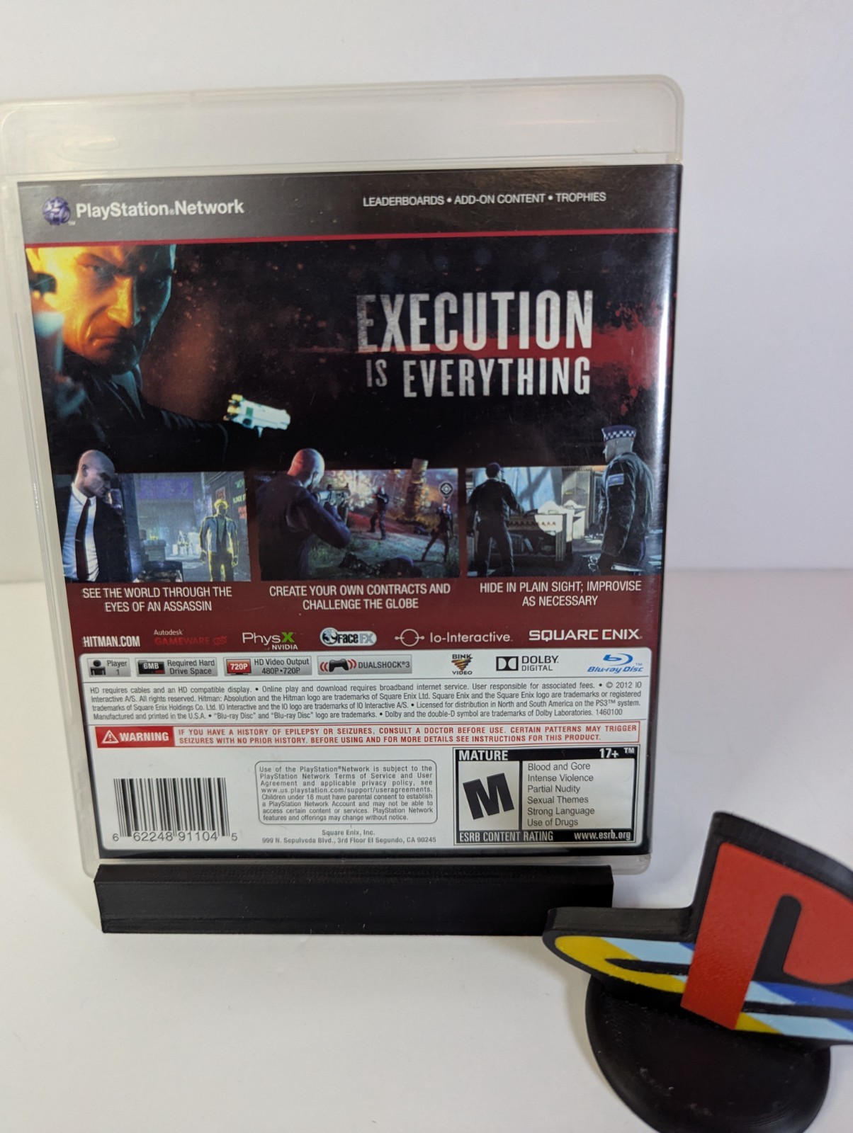 Hitman: Absolution (Sony PlayStation 3, 2012) PS3 – Cleaned, Tested, Working!