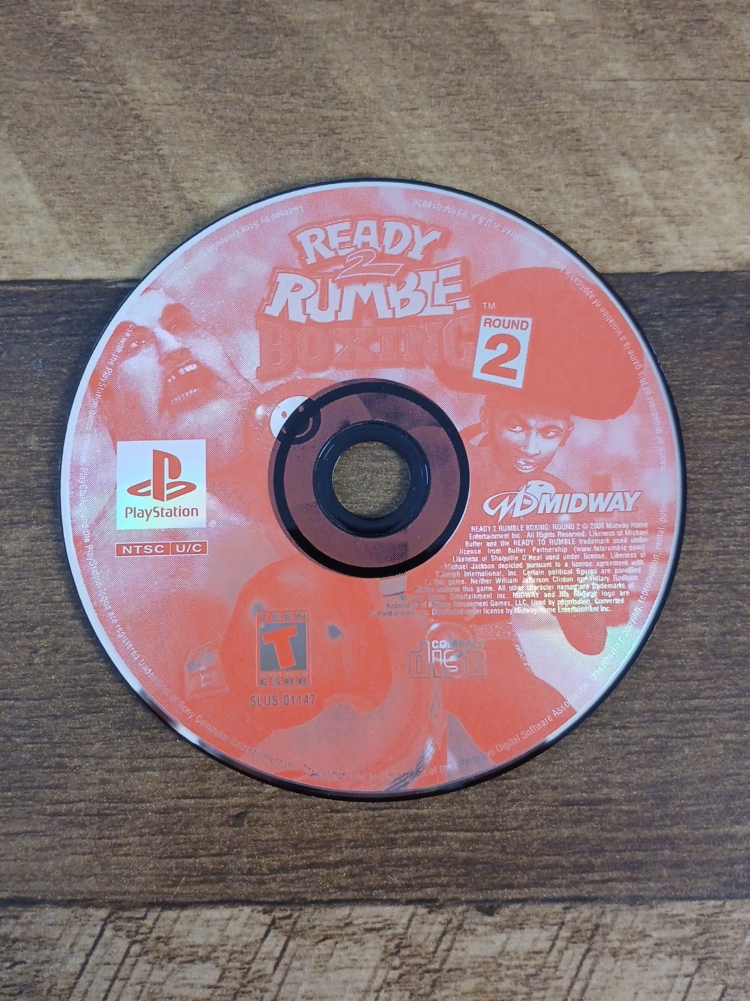 Ready 2 Rumble Boxing: Round 2 (Sony PlayStation 1, 2000) PS1 Game Only