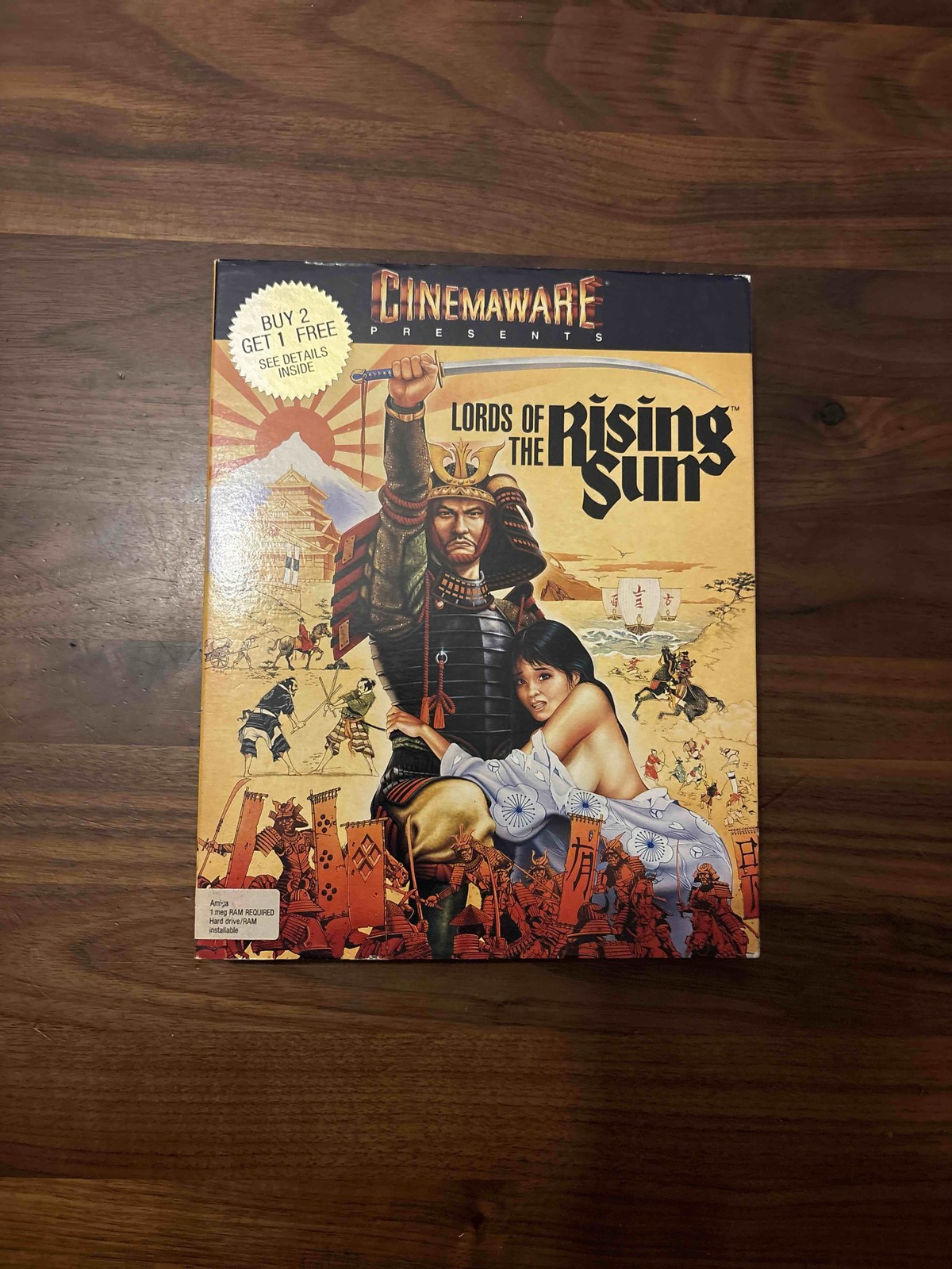 Lords of the Rising Sun – Cinemaware Interactive Movie Amiga CIB
