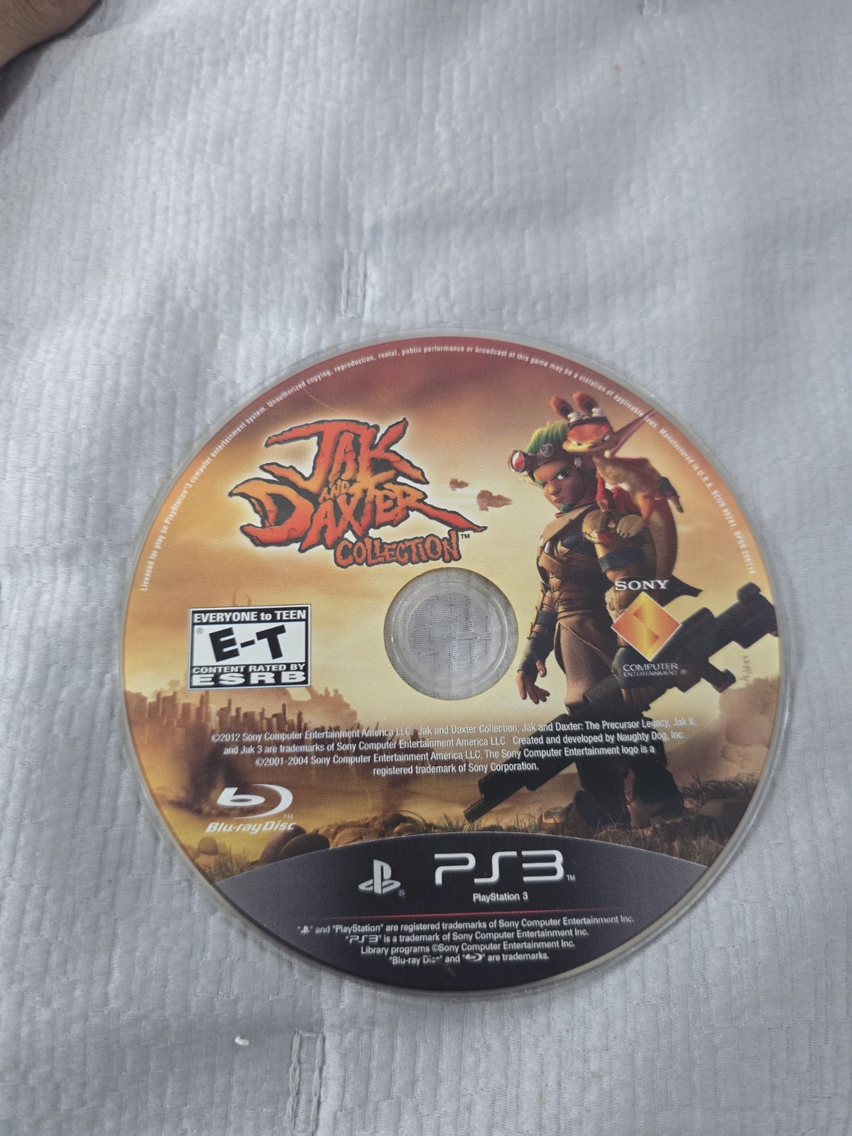 Jak and Daxter Collection (Sony PlayStation 3, 2012, Tested Working, Game Only)