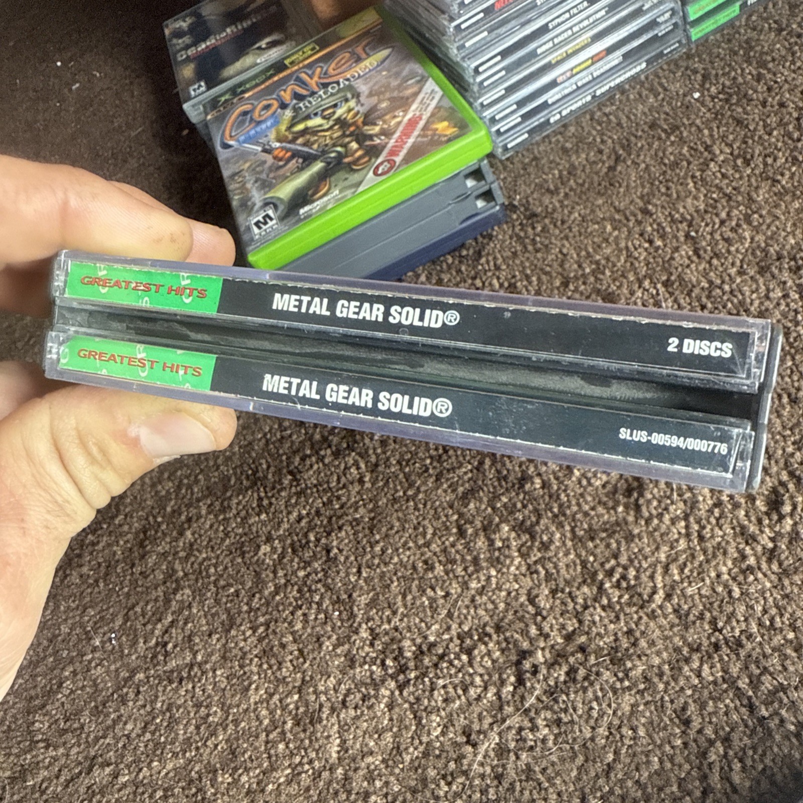 Metal Gear Solid PS1 PlayStation 1 Complete Greatest Hits Mint Condition Discs!