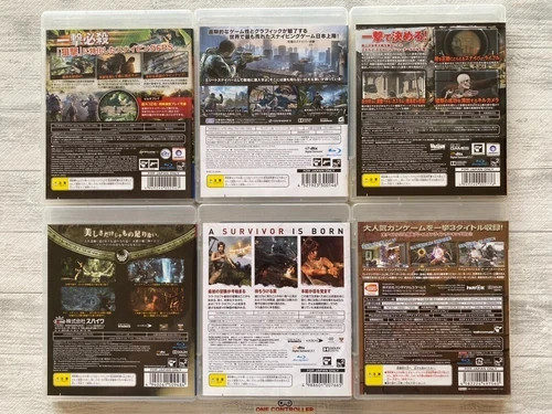 SONY PS3 Sniper 1 2, Elite V2, Tomb Raider & BIG 3 Gun Shooting 6sets from Japan