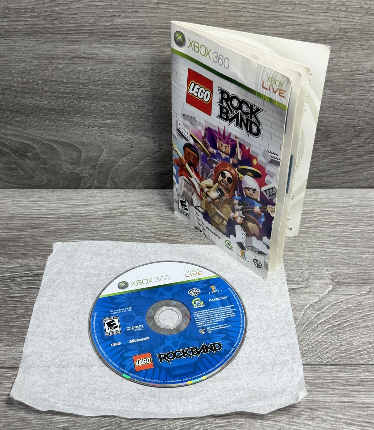 Mint?! LEGO Rock Band Complete CIB VG Refurbished + 1yr Warranty Xbox 360