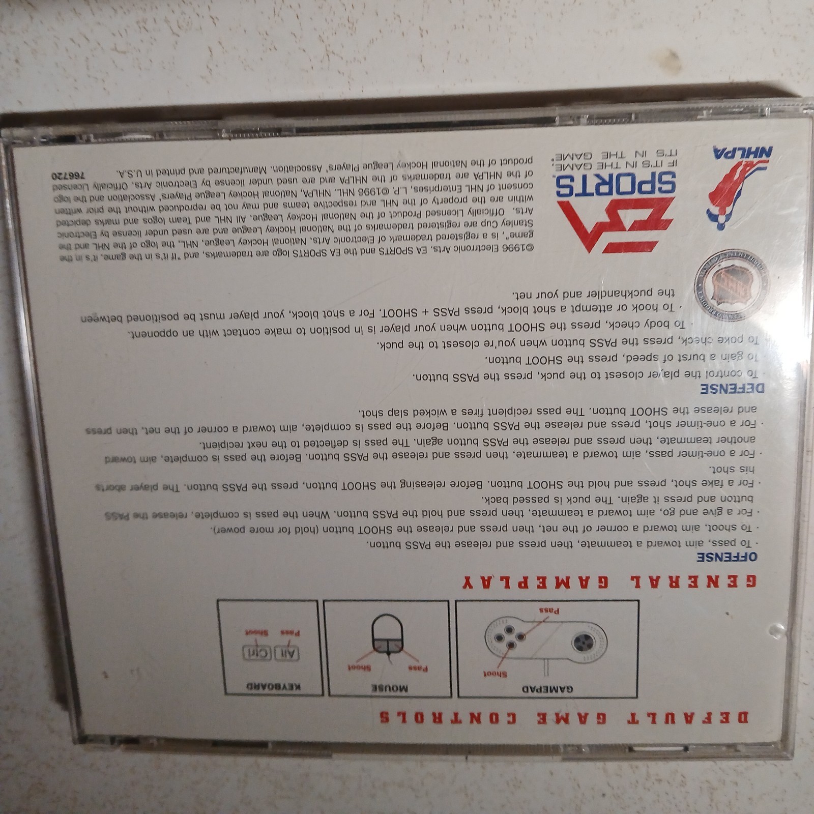 NHL 97 PC Computer CD-ROM Windows 95 EA Sports Ice Hockey GAME