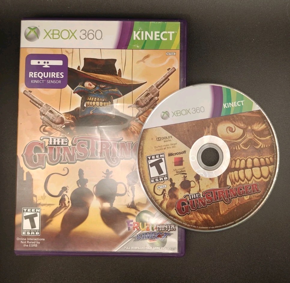 The Gunstringer Xbox 360 Kinect Tested Working No Manual