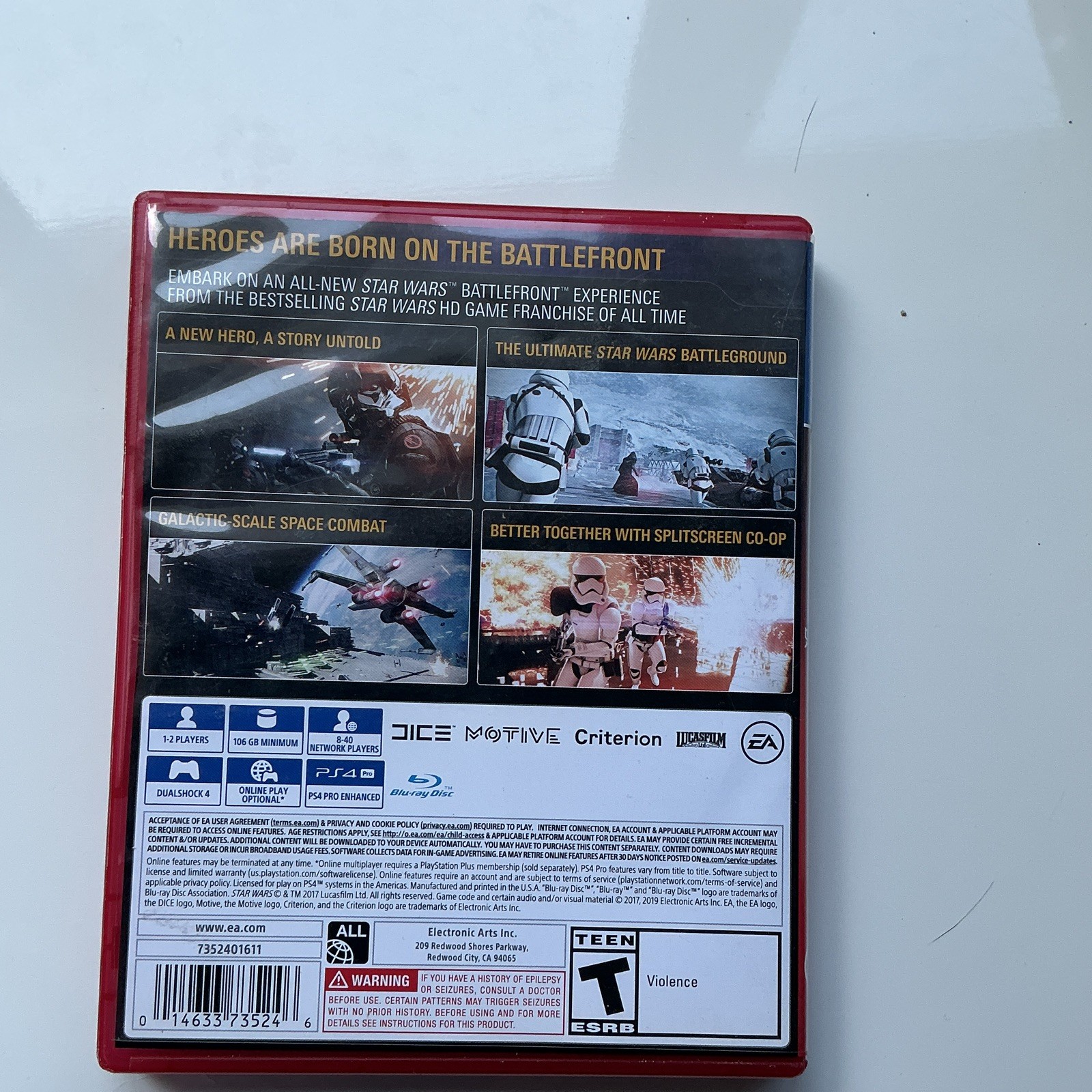 Star Wars Battlefront 2 PS4 Edition