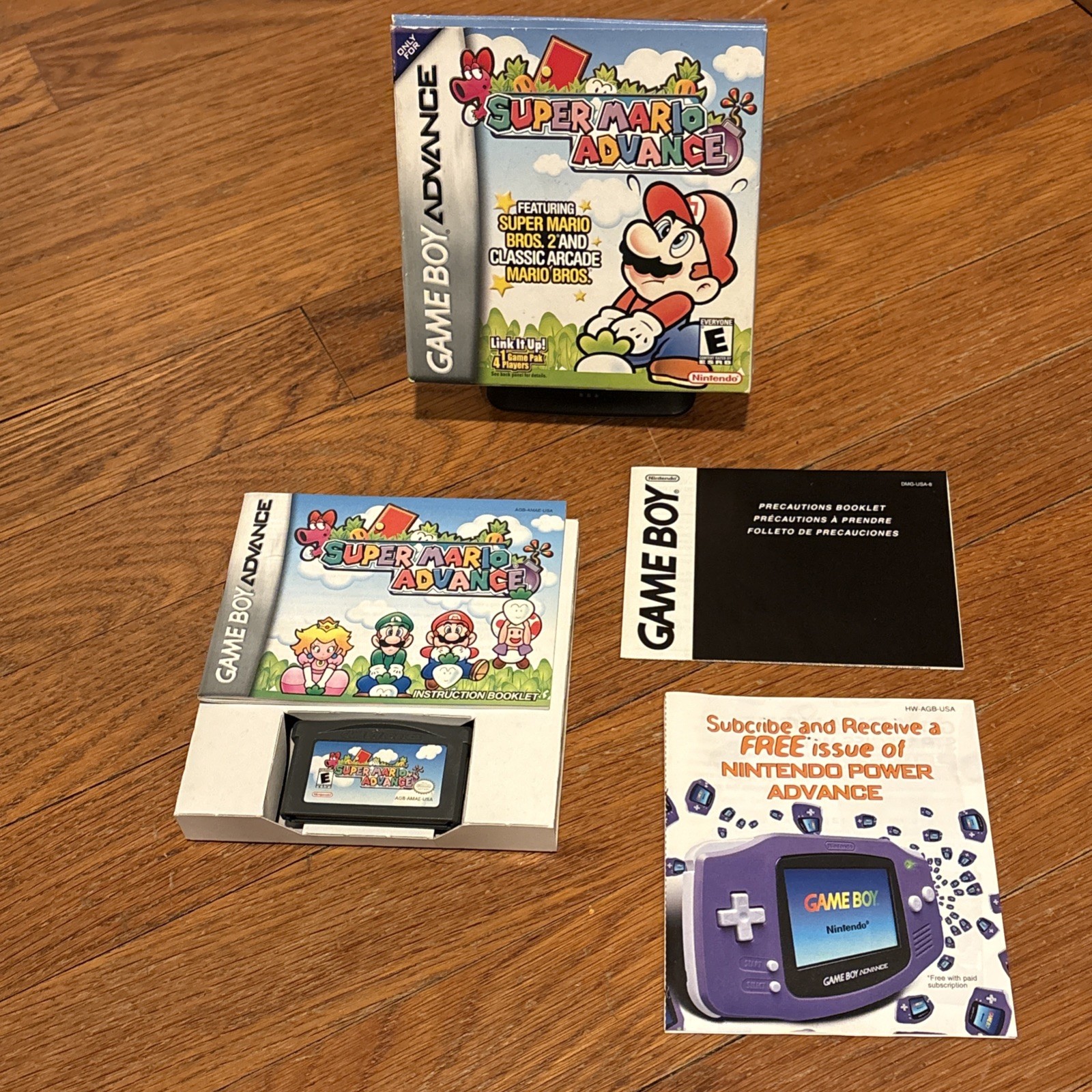 Super Mario Advance Nintendo Game Boy Advance GBA CIB Complete Tested Authentic