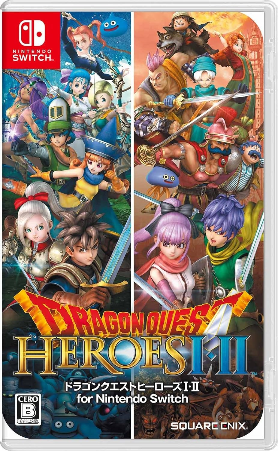 Dragon Quest Heroes I & II Japanese version DQH1&2 Nintendo Switch USED