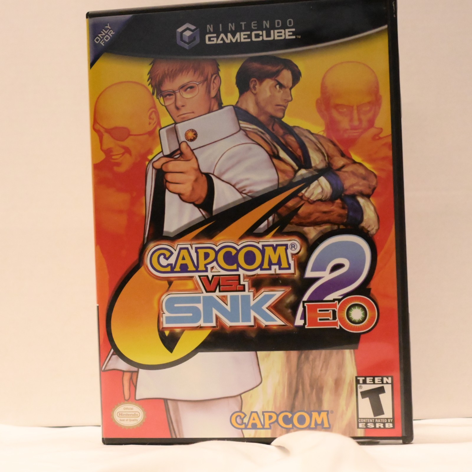 Capcom vs SNK 2 EO Nintendo GameCube Complete Manual Case