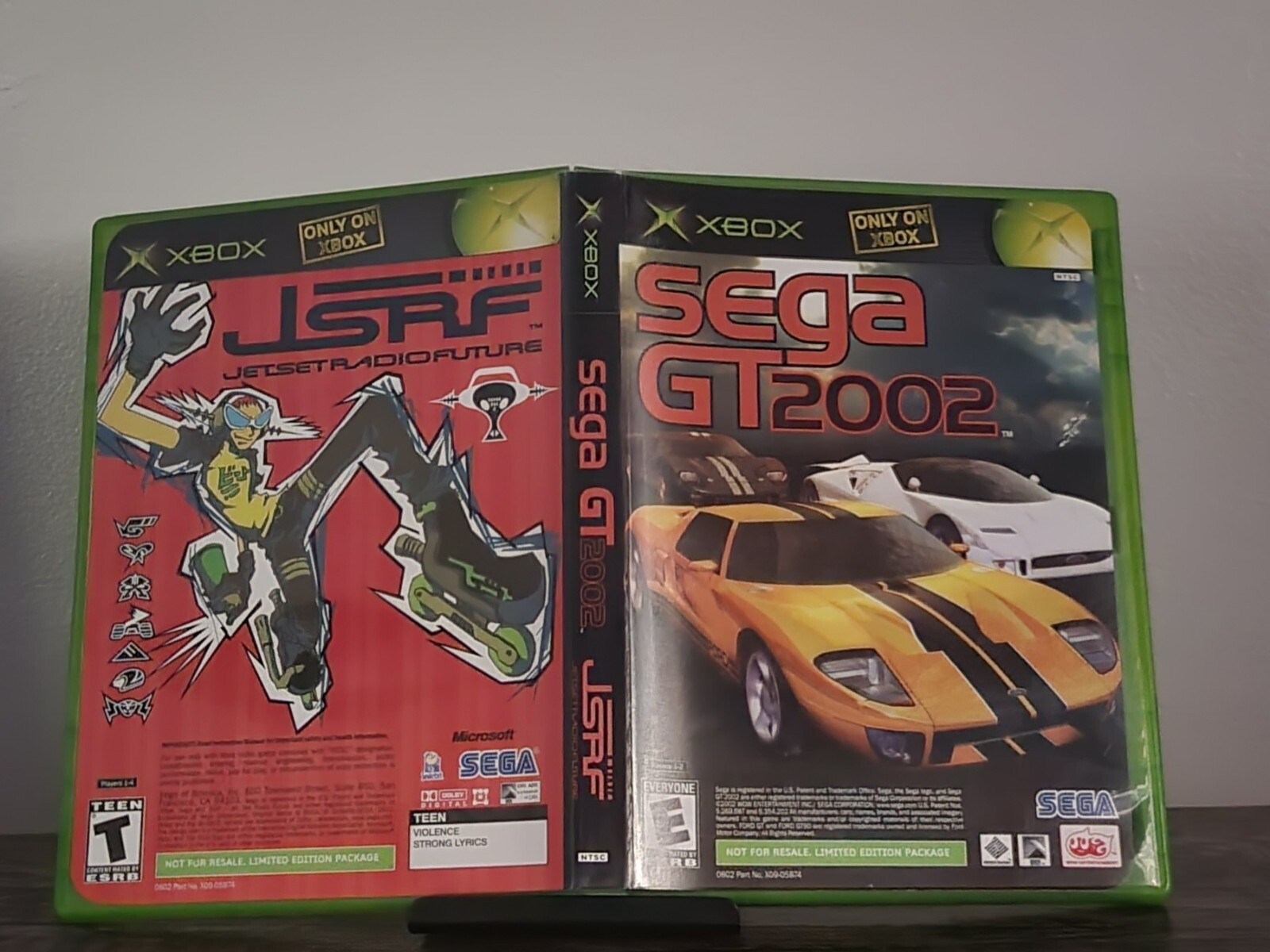 SEGA GT 2002 / Jet Set Radio Future (combo disk) (Microsoft Xbox, 2002)