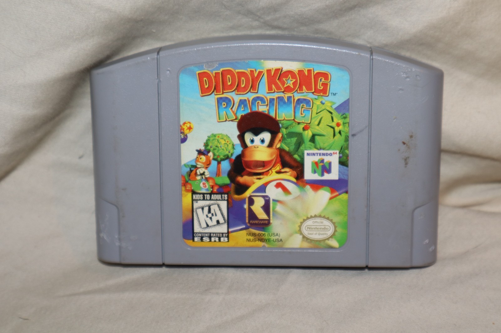 Diddy Kong Racing (Nintendo 64, 1997) N64 Authentic TESTED WORKS *READ*