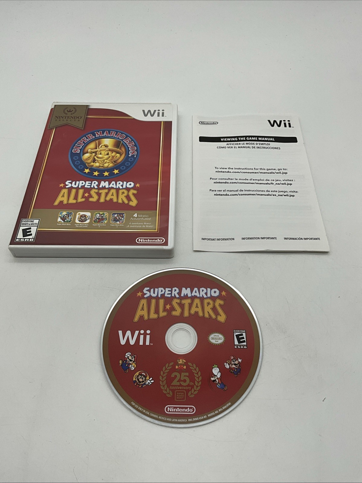 Super Mario All Stars (Nintendo Wii, 2011) CIB