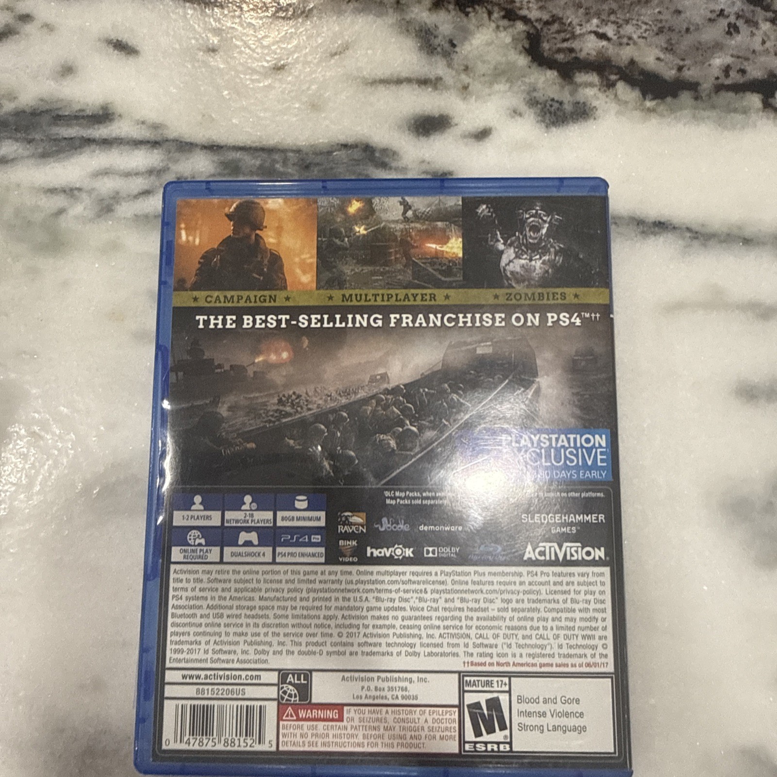 Call Of Duty WWII PS4 – Sony PlayStation 4