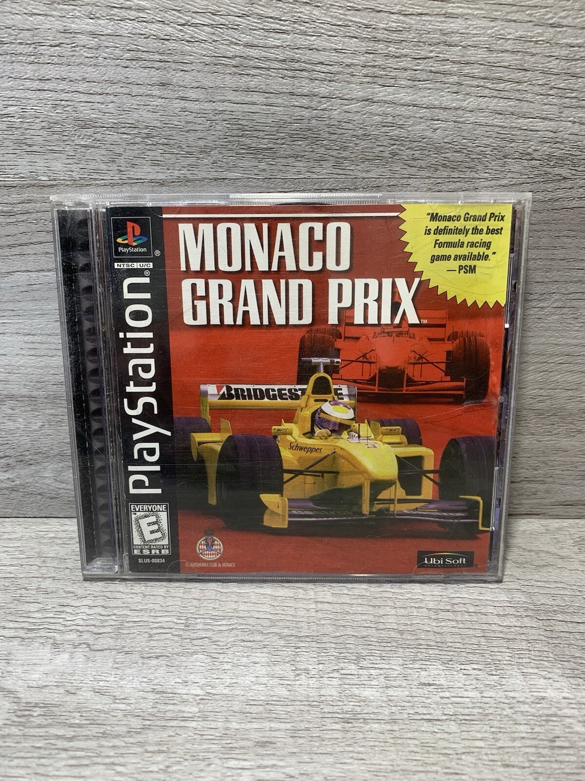 Monaco Grand Prix – Sony Playstation 1 PS1 Complete w/Case & Manual