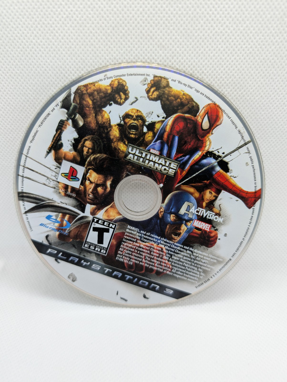 Marvel: Ultimate Alliance – Sony PlayStation 3 (2006): GAME, CASE, and MANUAL