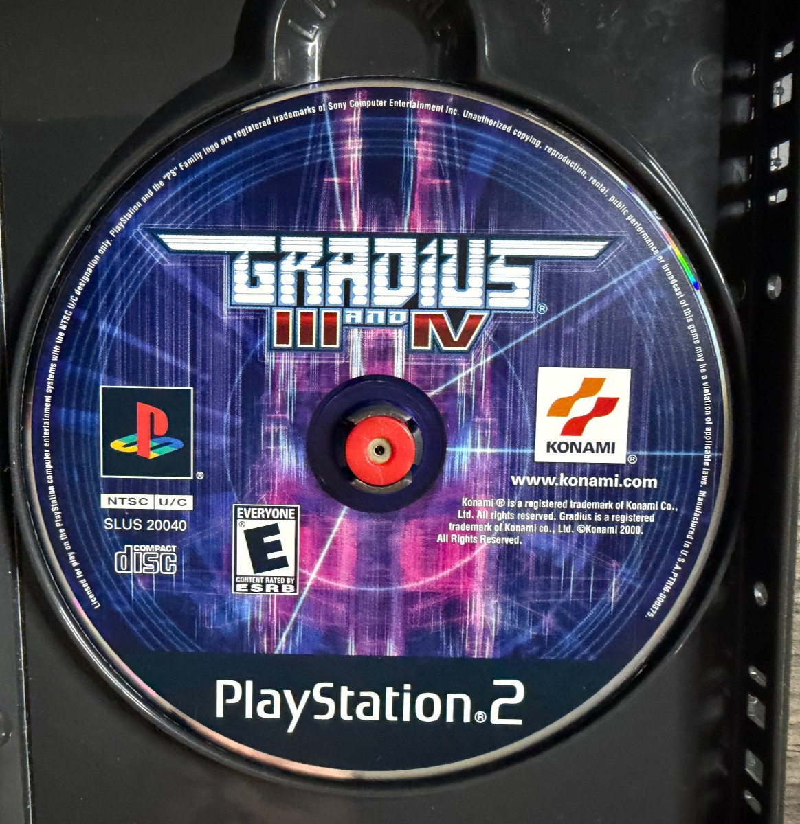 Gradius 3 & 4 (DISC ONLY) – Sony Playstation 2 PS2 – Konami – Acceptable Conditi