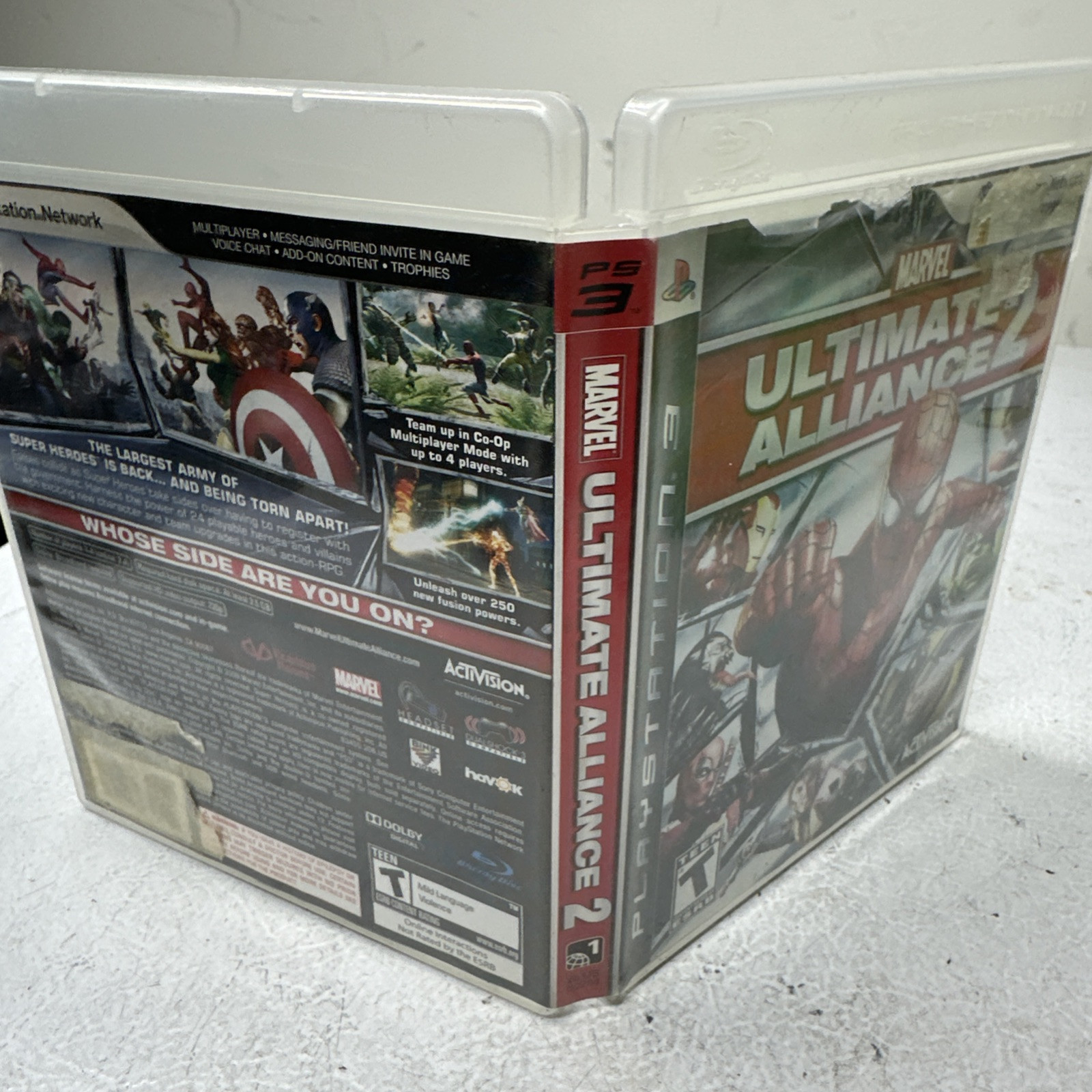 Marvel: Ultimate Alliance – PS3 (2006) CIB/Tested & Works!