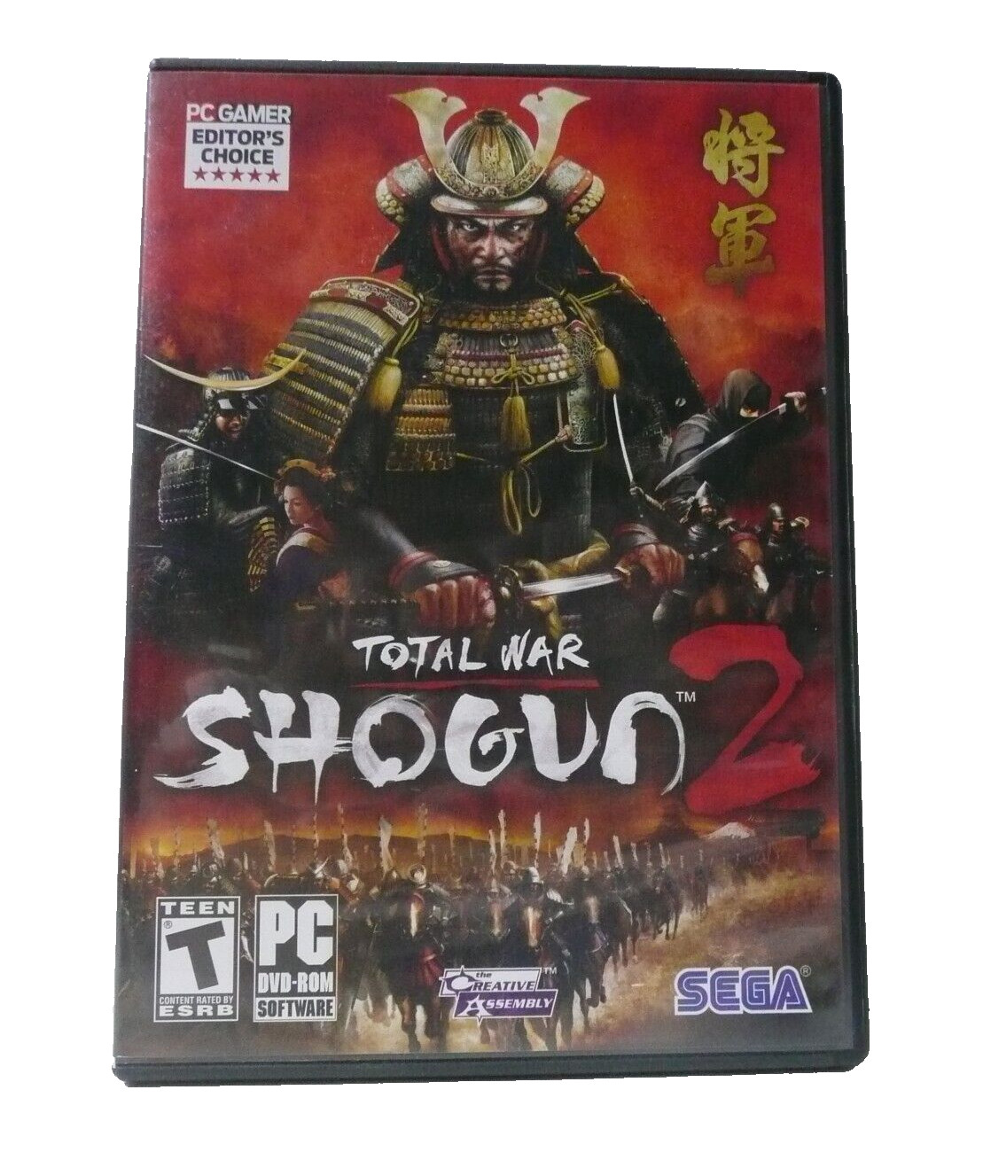 Total War Shogun- 2011, 2 PC Game by Sega Complete w/ Manual/ 2 Discs /CD Key VG