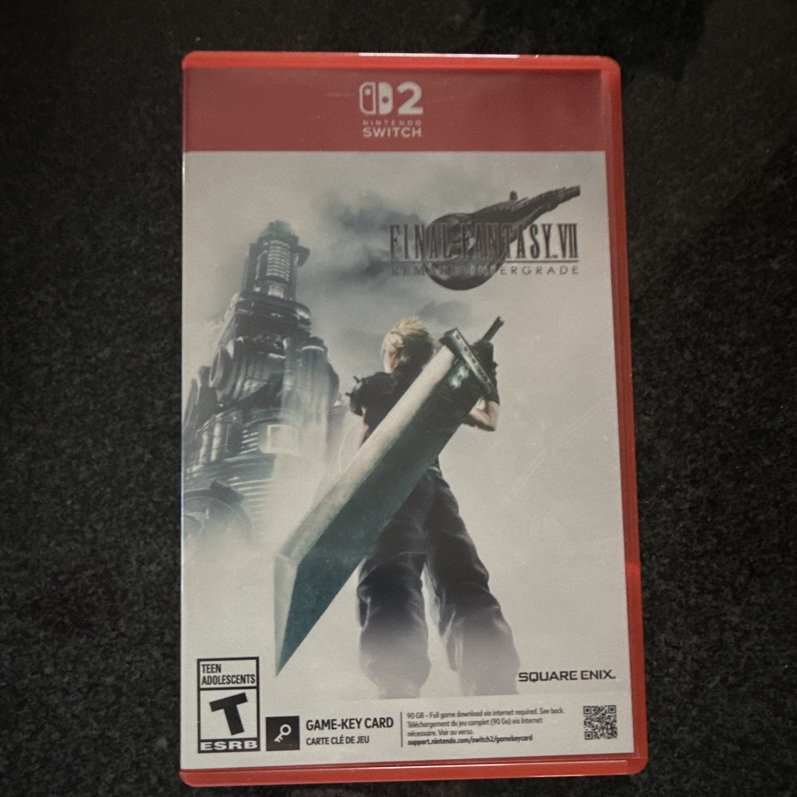 Square Enix Final Fantasy VII Remake Intergrade Game-Key Card Switch 2 NTSC