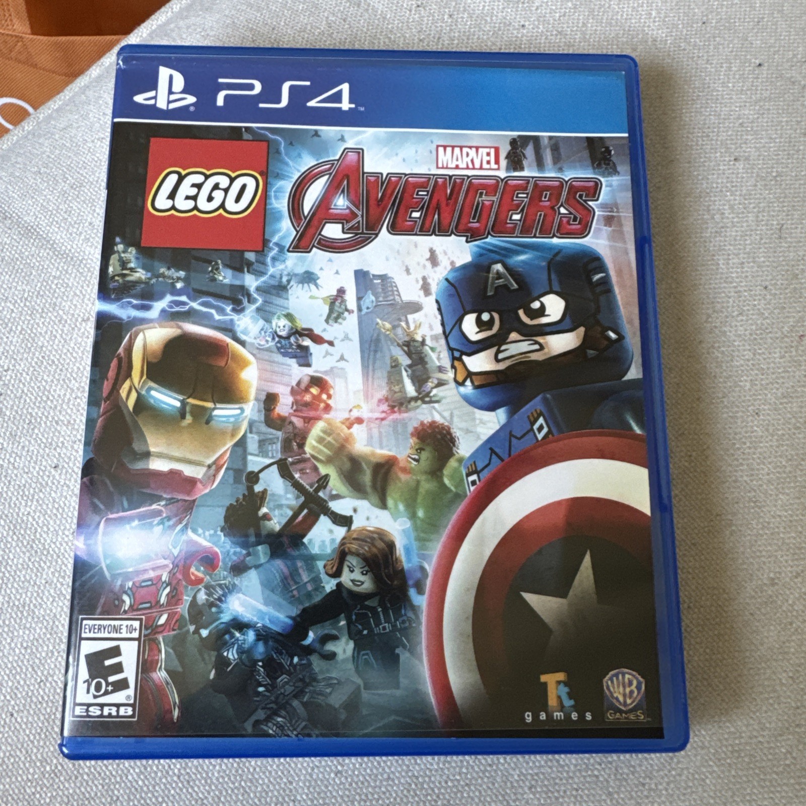LEGO Marvel Avengers PS4 Warner Bros Action Adventure Superhero Video Game CIB