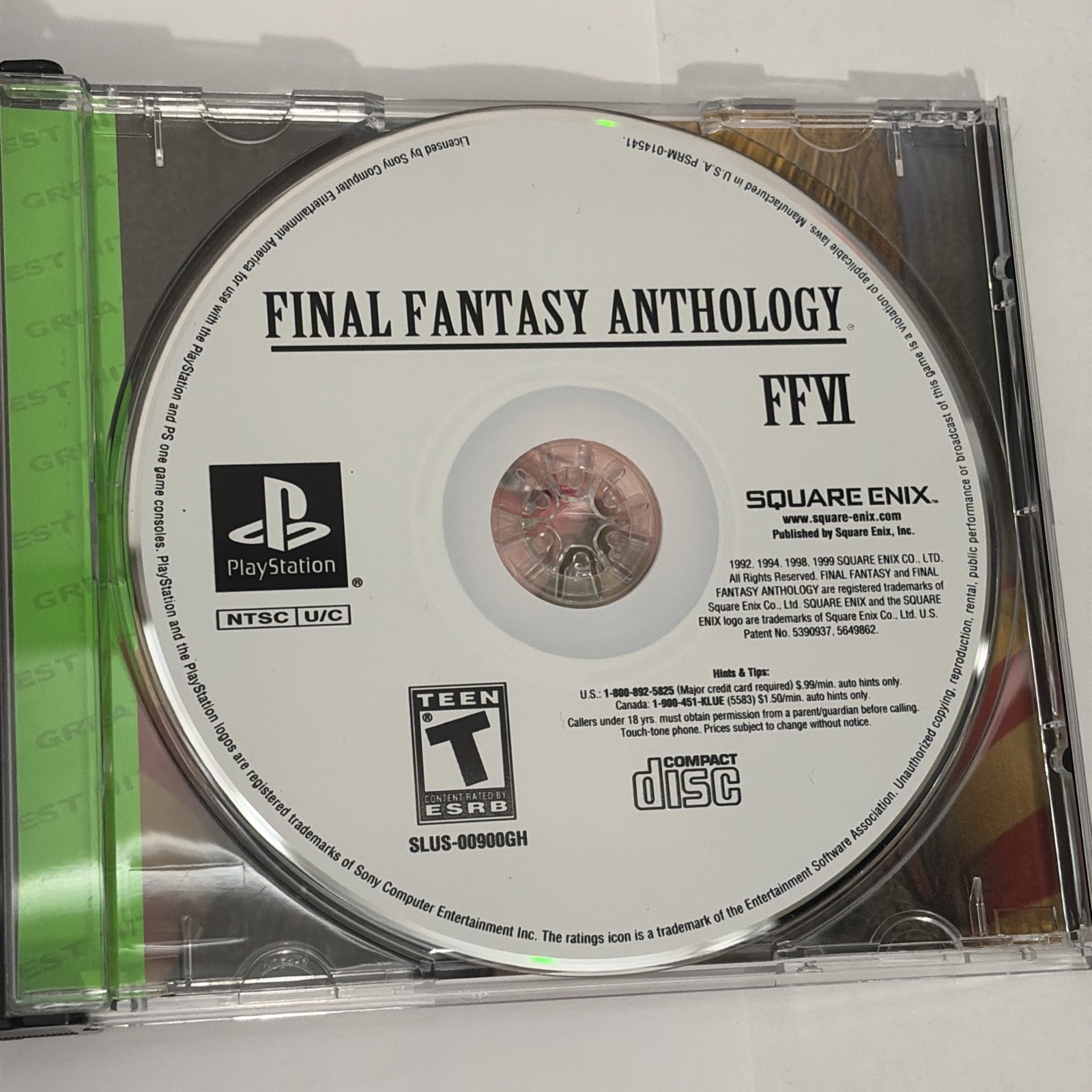 Final Fantasy Anthology FF V & VI PlayStation 1 PS1 Collector’s Package CIB