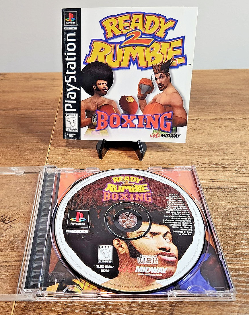 PlayStation 1 PS1 Ready 2 Rumble Boxing – CIB *Tested & Works*