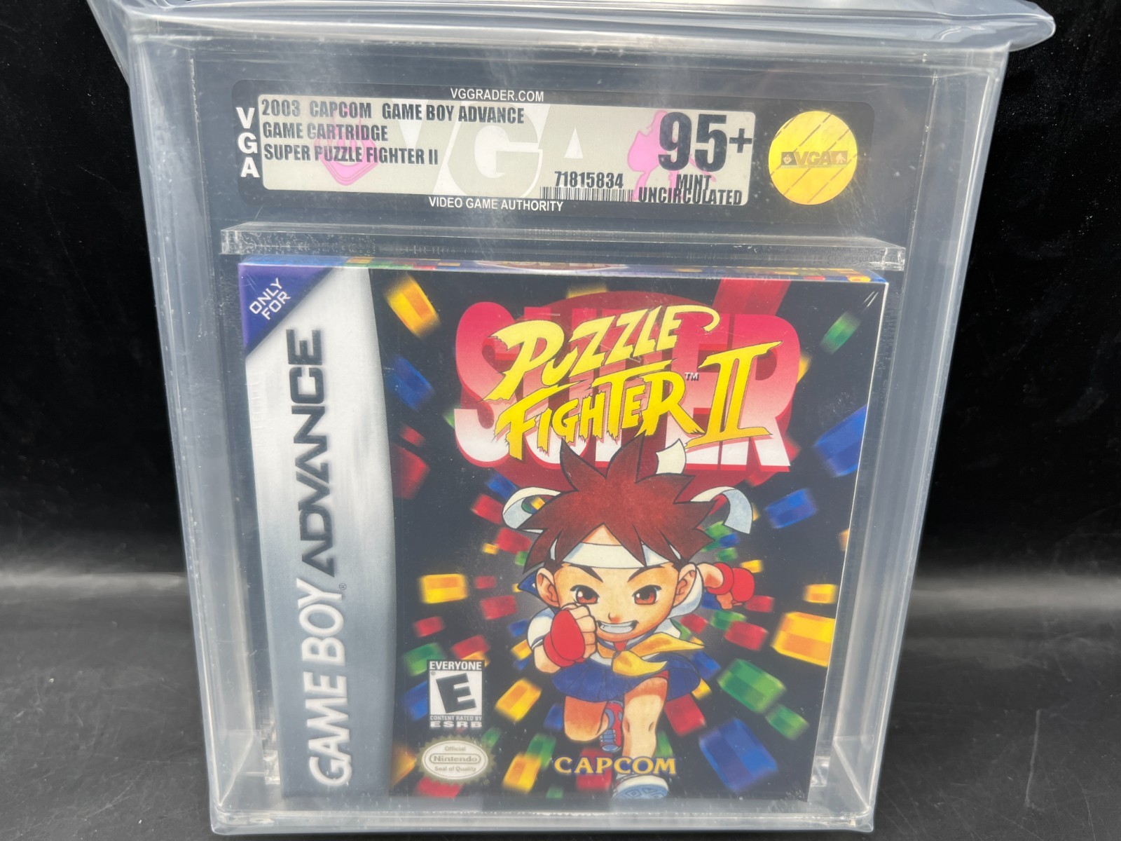 Super Puzzle Fighter II 2 Nintendo GBA VGA 95+ FACTORY SEALED MINT WATA