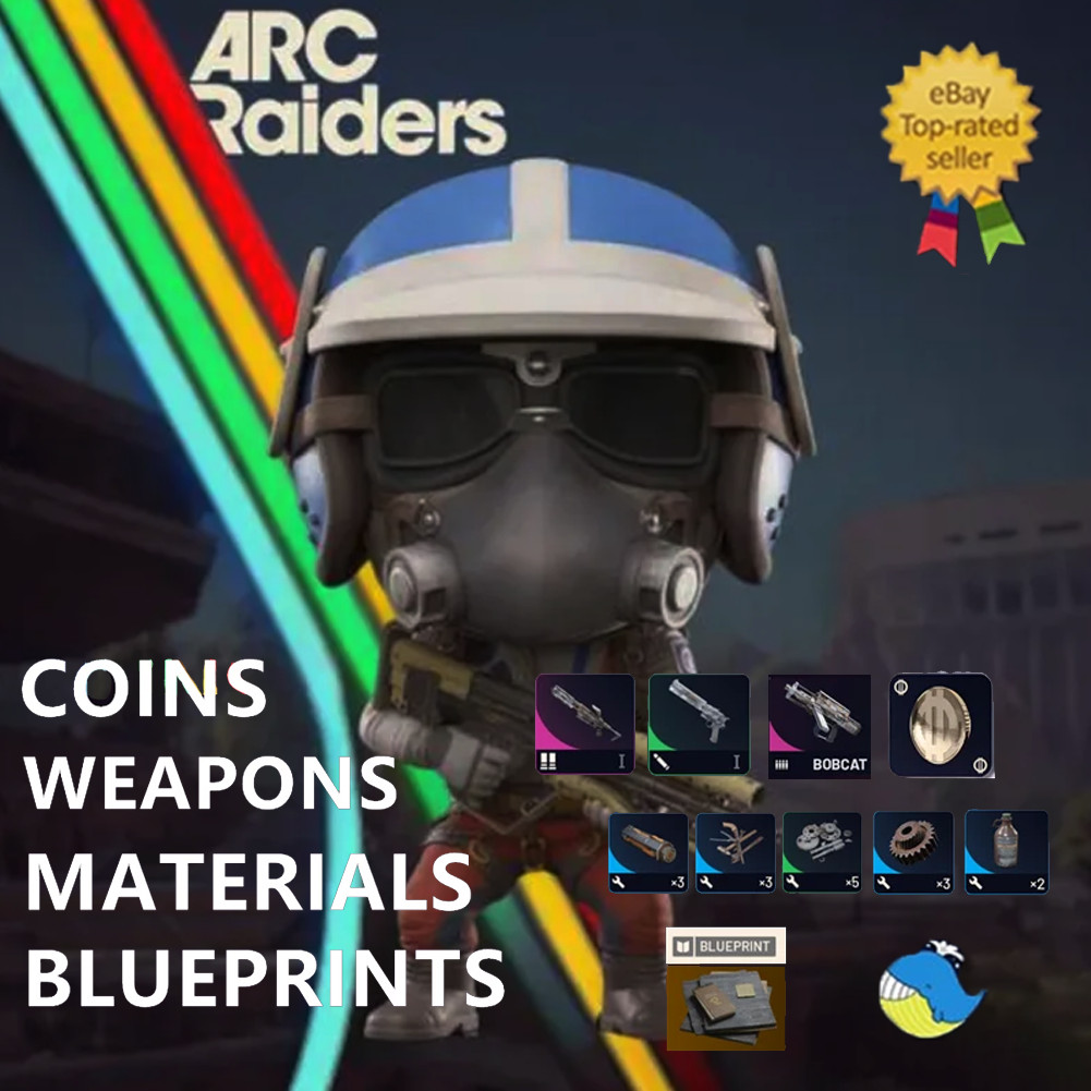 ?ARC RAI-DERS?COINS BLUEPRINTS WEAPONS ITEMS MATERIALS?SAFE & FAST DELIVERY?