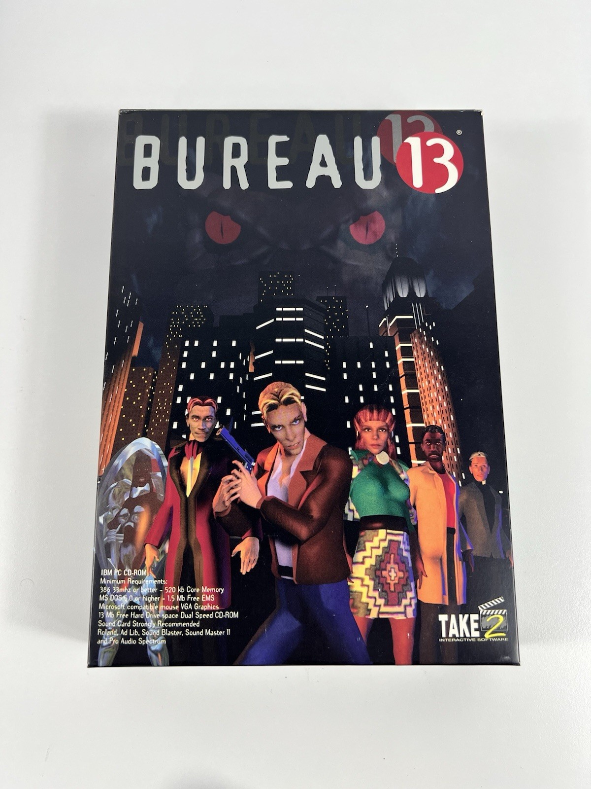 Bureau 13 Big Box PC CD-ROM Take Two Interactive, 1995